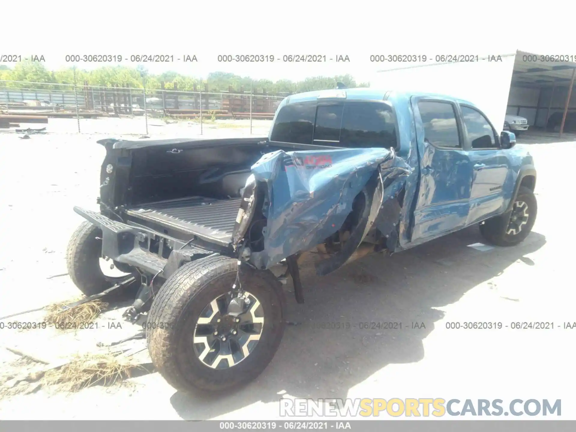 6 Photograph of a damaged car 3TMCZ5AN5KM280718 TOYOTA TACOMA 4WD 2019