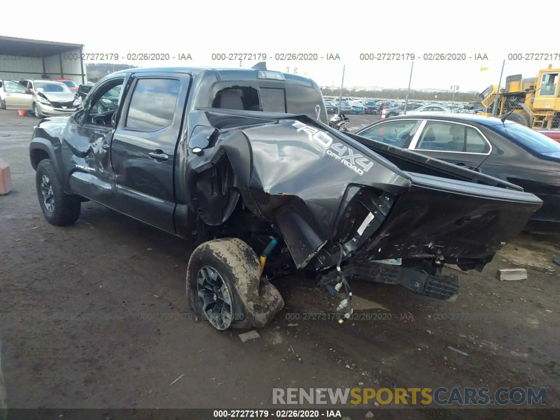 3 Photograph of a damaged car 3TMCZ5AN6KM190770 TOYOTA TACOMA 4WD 2019