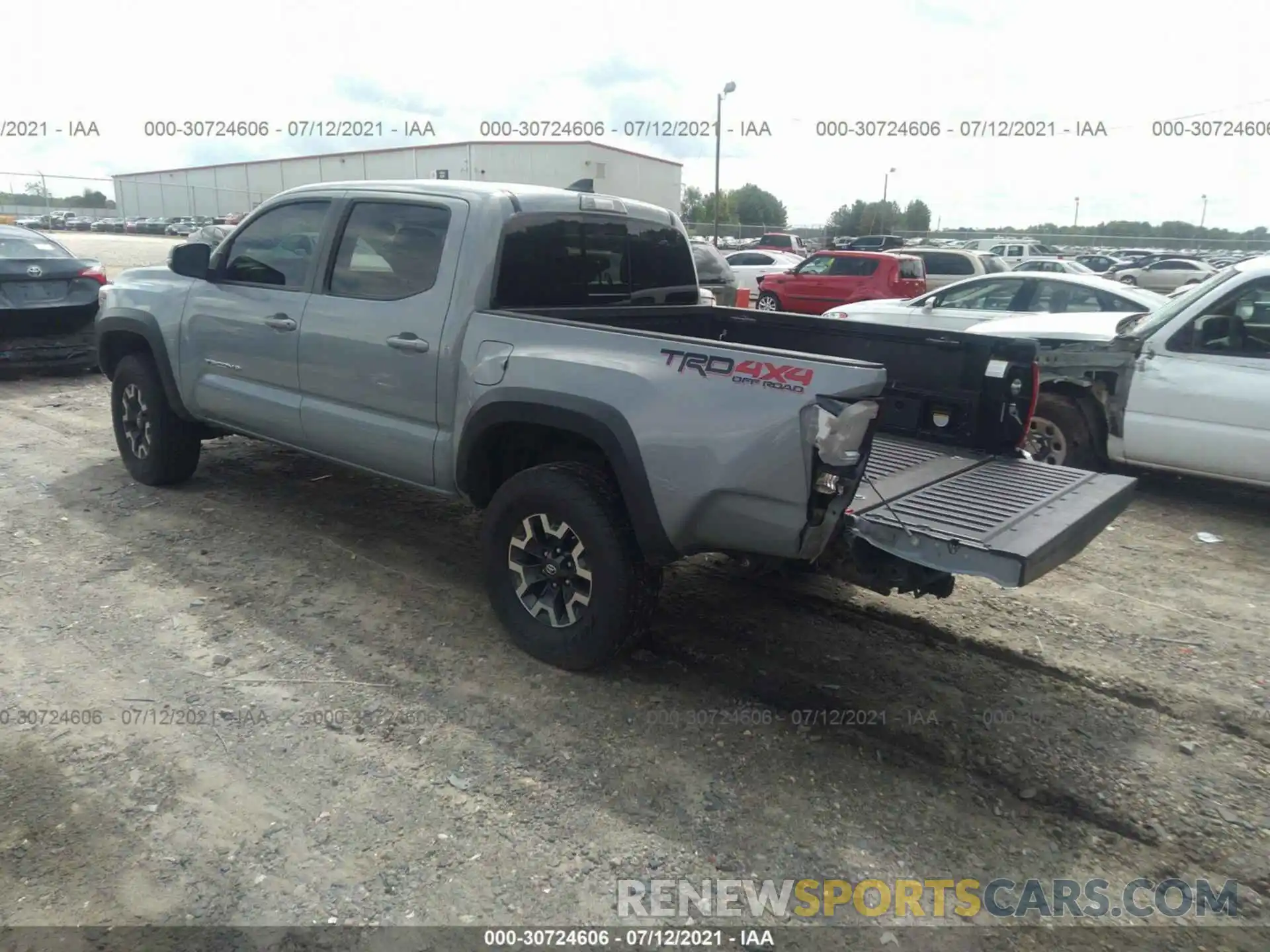 3 Photograph of a damaged car 3TMCZ5AN6KM191076 TOYOTA TACOMA 4WD 2019