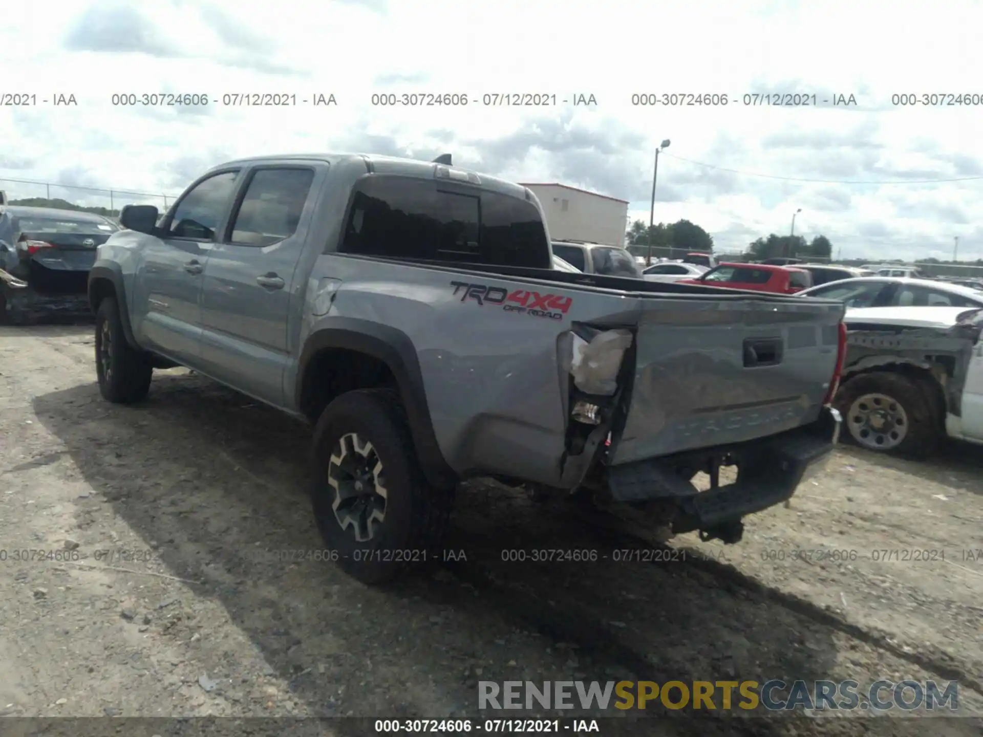 6 Photograph of a damaged car 3TMCZ5AN6KM191076 TOYOTA TACOMA 4WD 2019