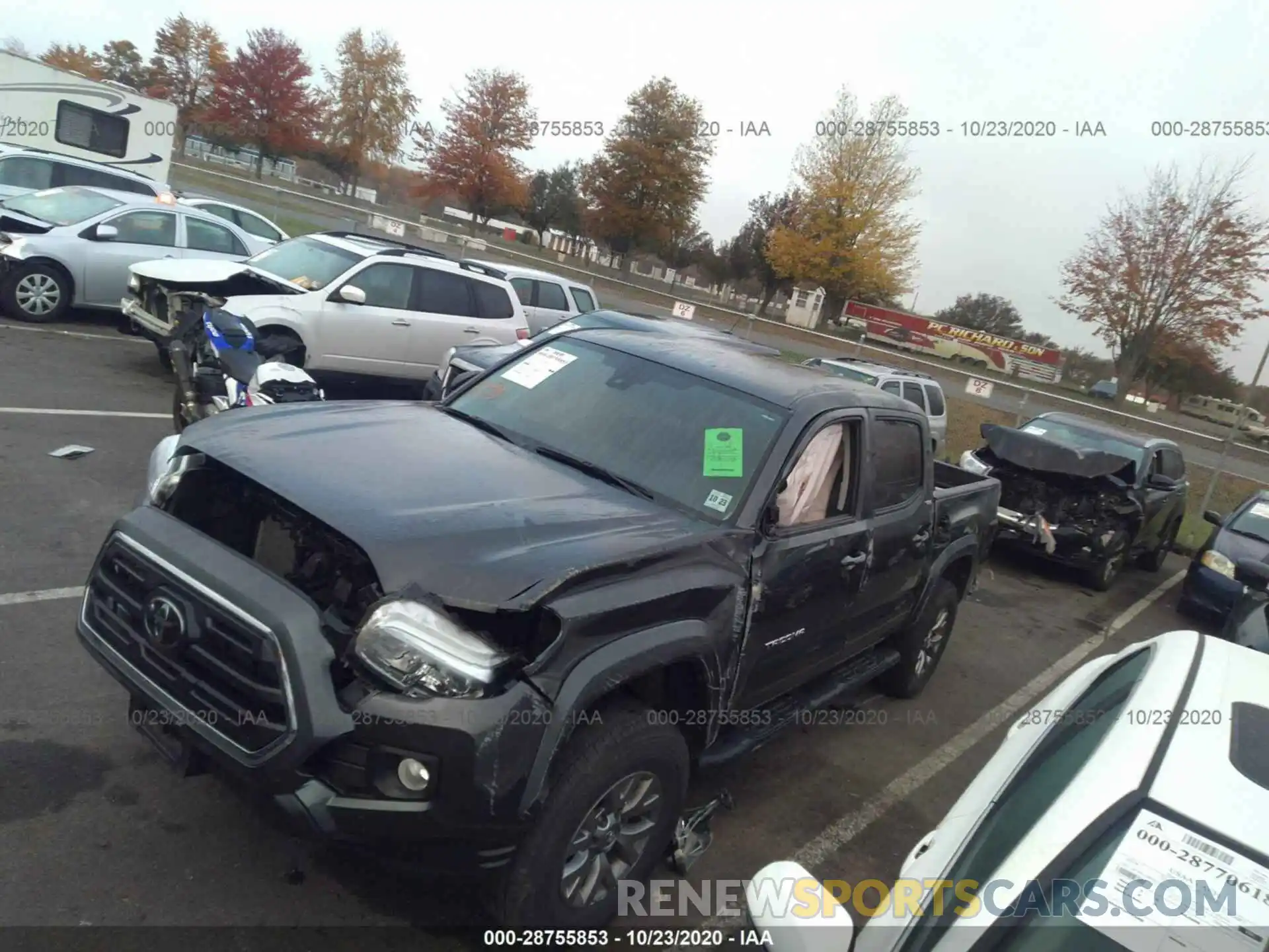 6 Photograph of a damaged car 3TMCZ5AN6KM192969 TOYOTA TACOMA 4WD 2019