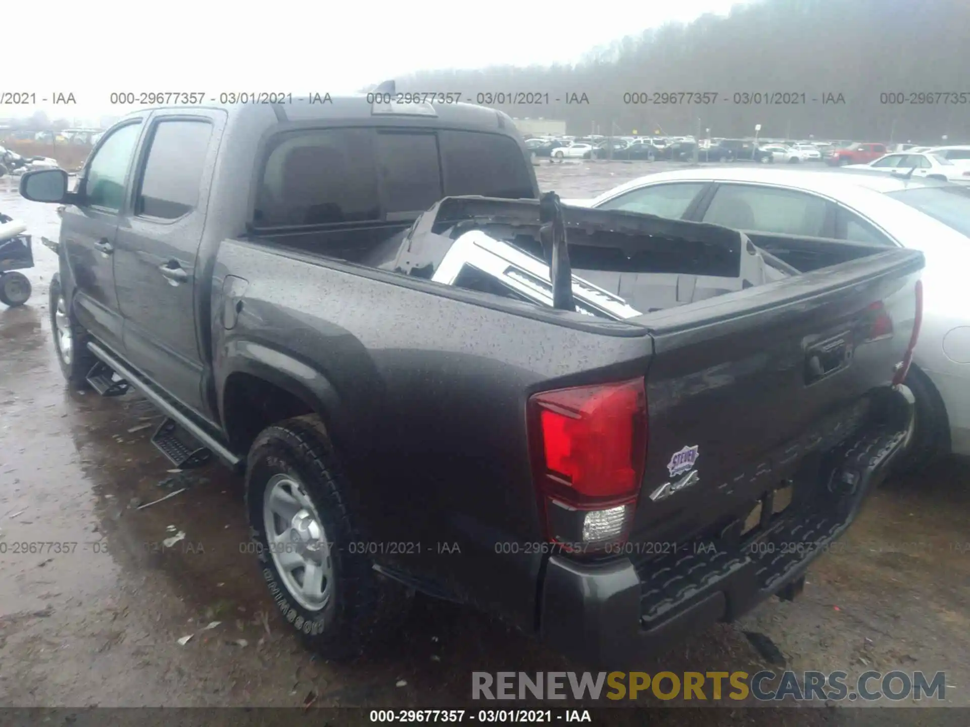 3 Photograph of a damaged car 3TMCZ5AN6KM193104 TOYOTA TACOMA 4WD 2019