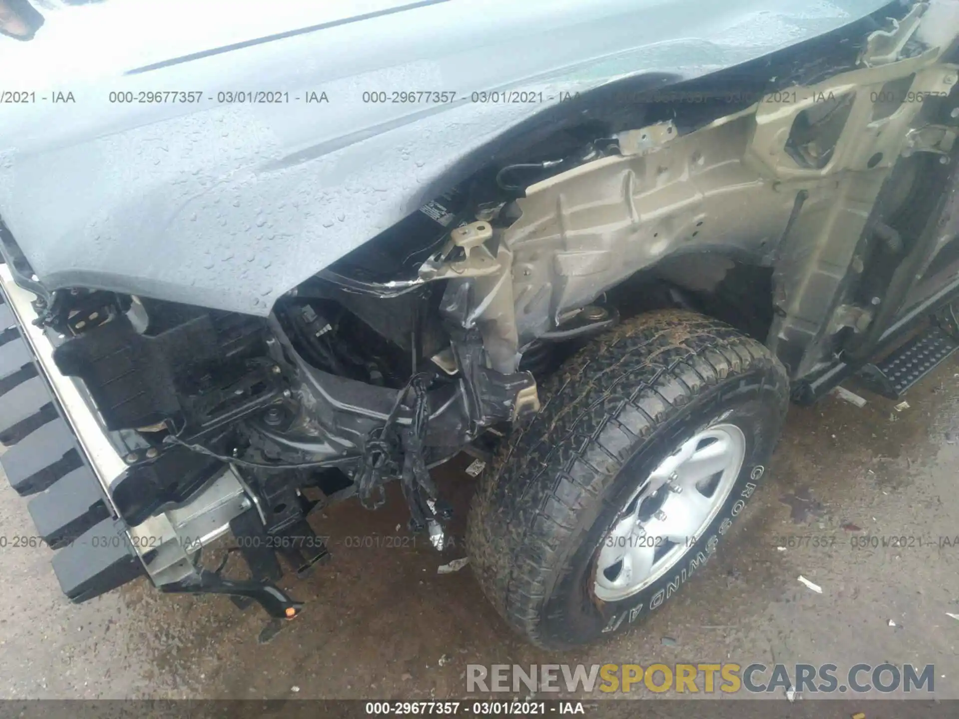 6 Photograph of a damaged car 3TMCZ5AN6KM193104 TOYOTA TACOMA 4WD 2019