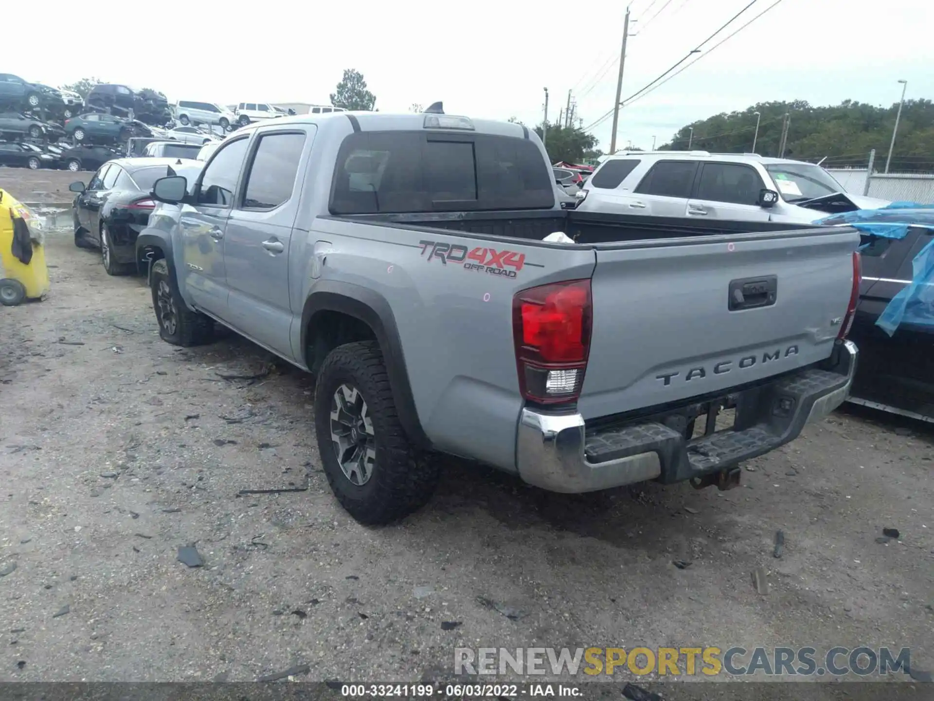 3 Photograph of a damaged car 3TMCZ5AN6KM193880 TOYOTA TACOMA 4WD 2019