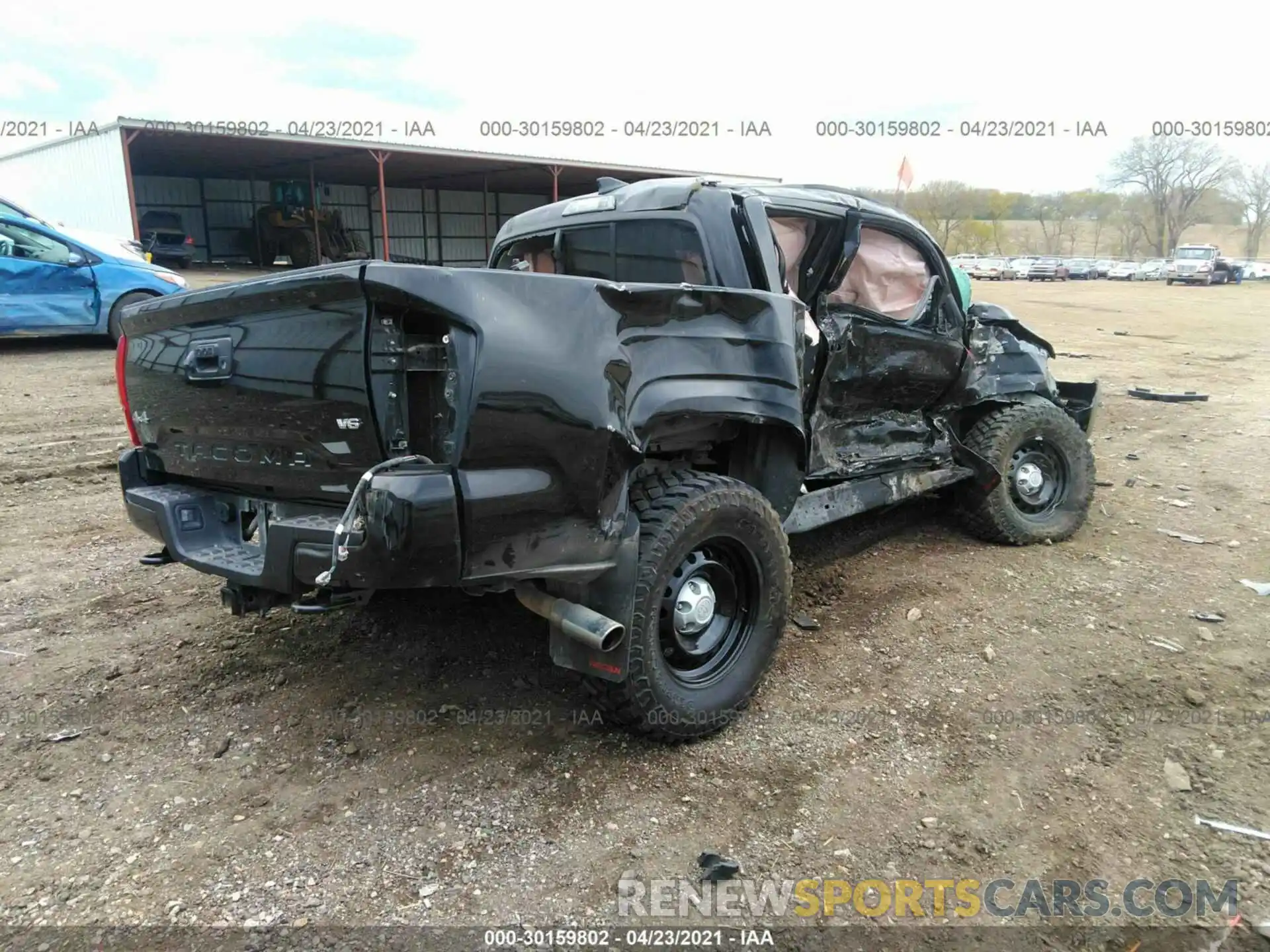 4 Фотография поврежденного автомобиля 3TMCZ5AN6KM194043 TOYOTA TACOMA 4WD 2019