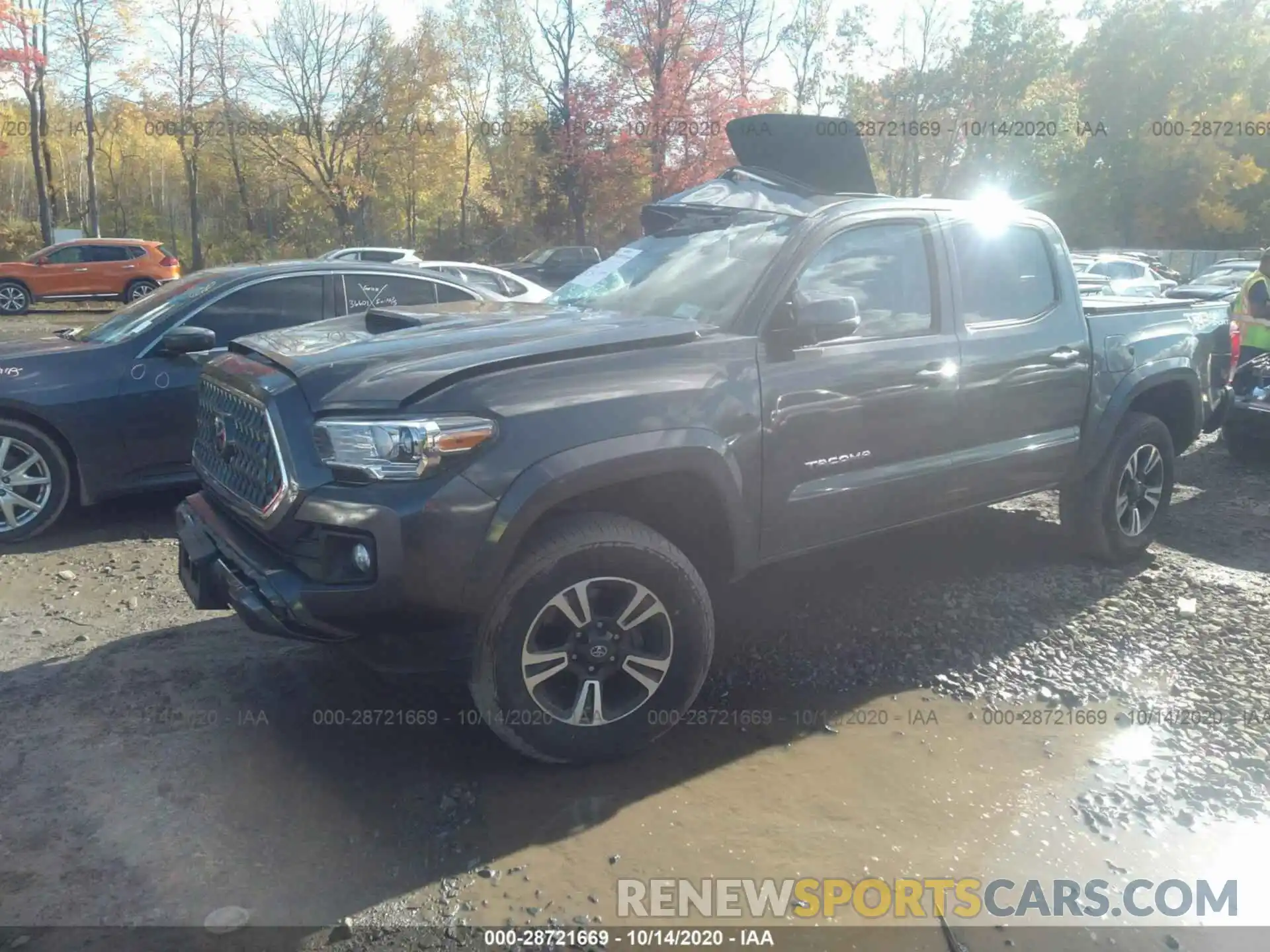 2 Photograph of a damaged car 3TMCZ5AN6KM196195 TOYOTA TACOMA 4WD 2019