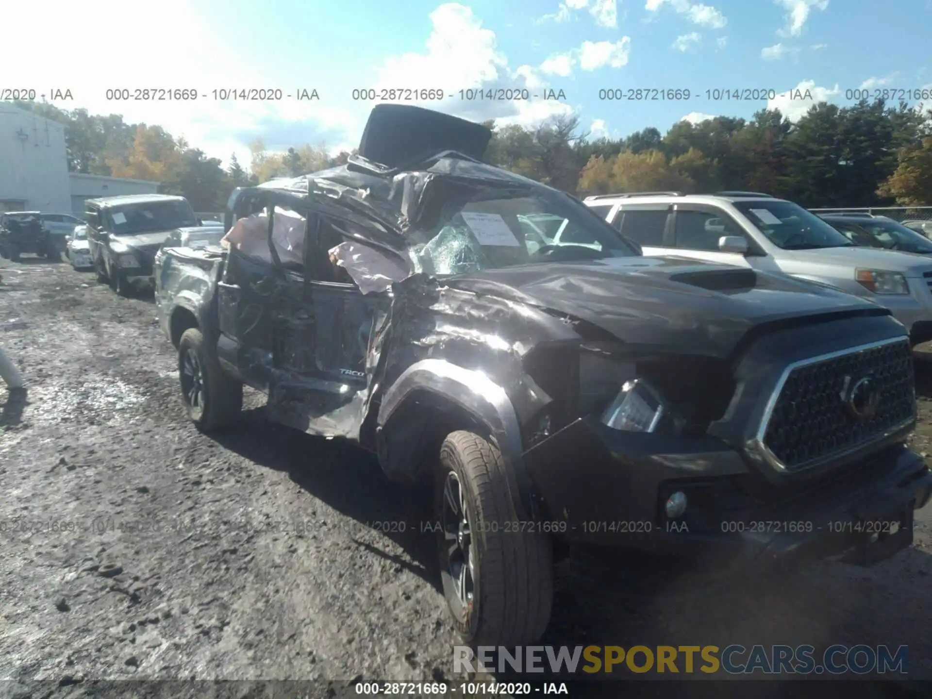 6 Photograph of a damaged car 3TMCZ5AN6KM196195 TOYOTA TACOMA 4WD 2019