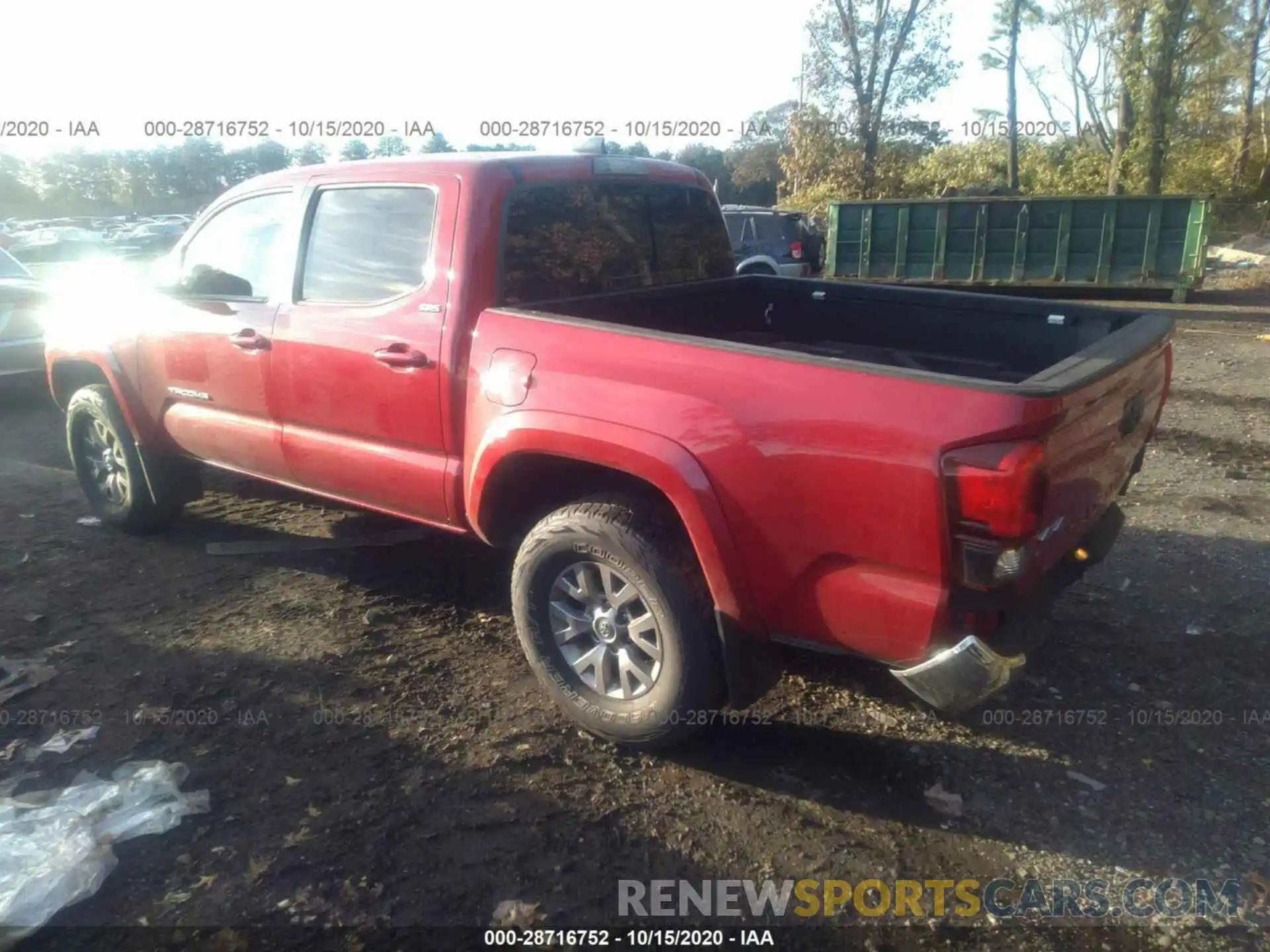 3 Photograph of a damaged car 3TMCZ5AN6KM198027 TOYOTA TACOMA 4WD 2019