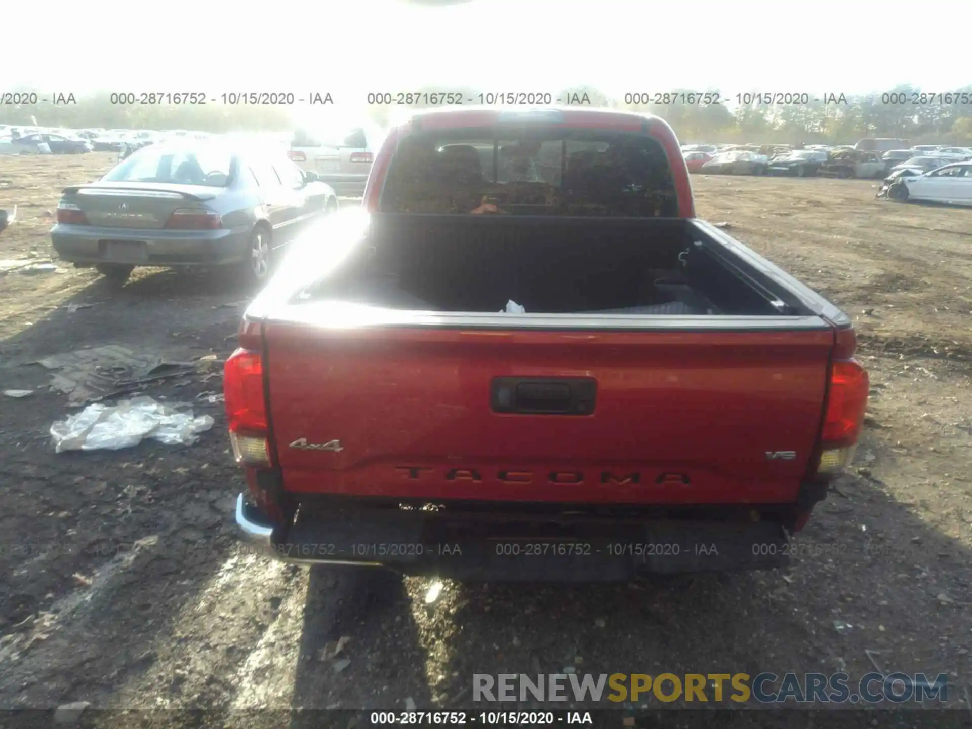 6 Photograph of a damaged car 3TMCZ5AN6KM198027 TOYOTA TACOMA 4WD 2019