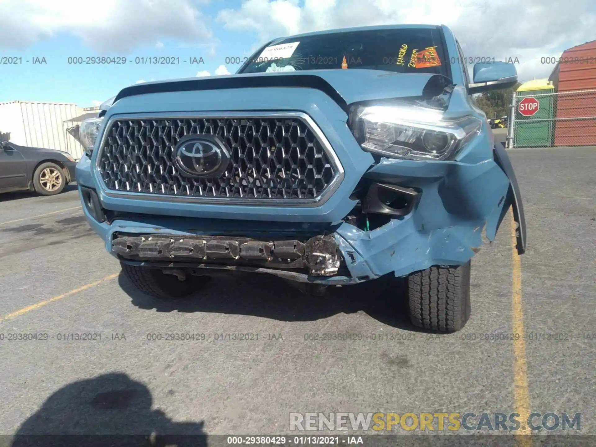 6 Photograph of a damaged car 3TMCZ5AN6KM208880 TOYOTA TACOMA 4WD 2019