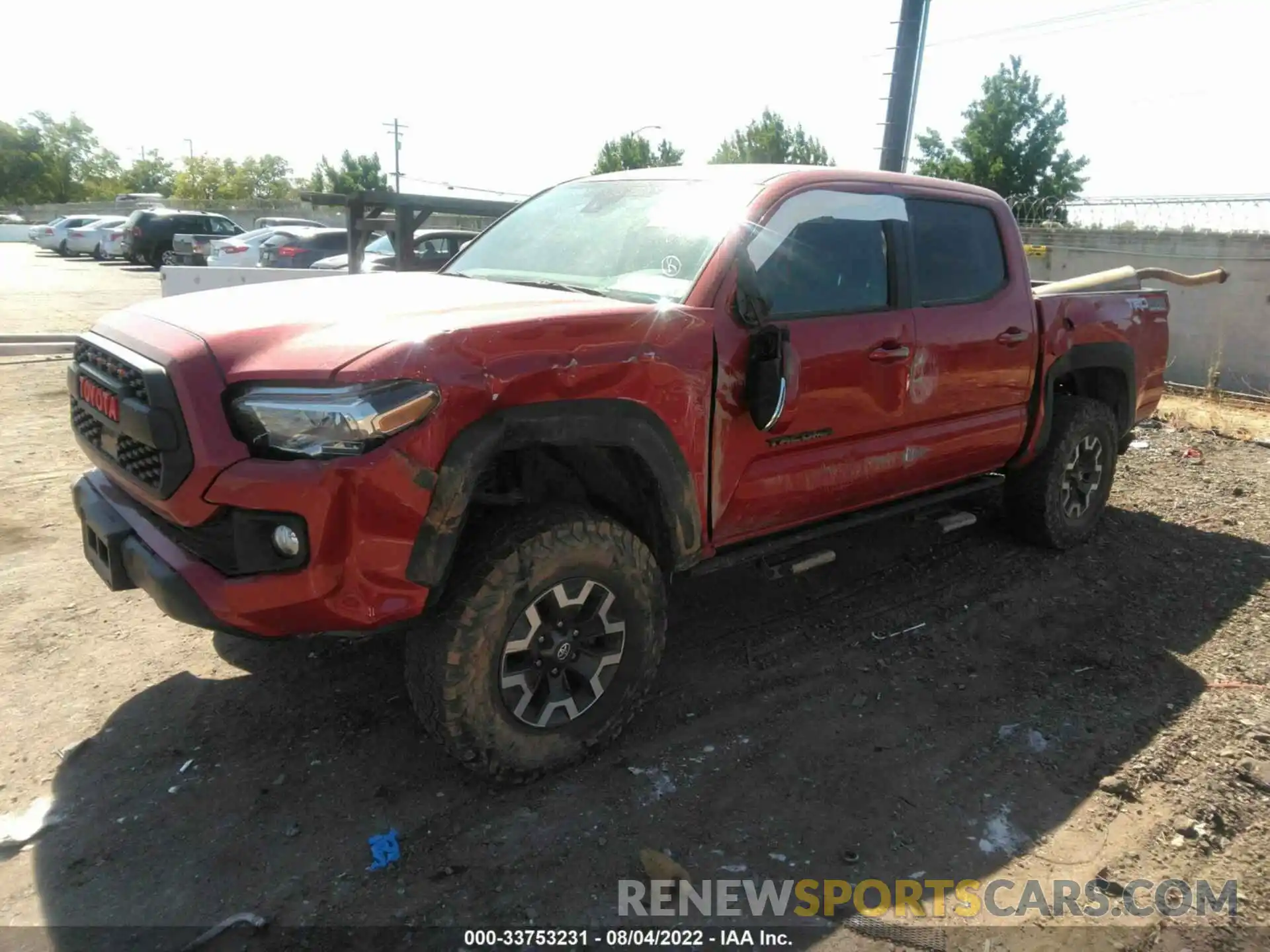 2 Фотография поврежденного автомобиля 3TMCZ5AN6KM211231 TOYOTA TACOMA 4WD 2019