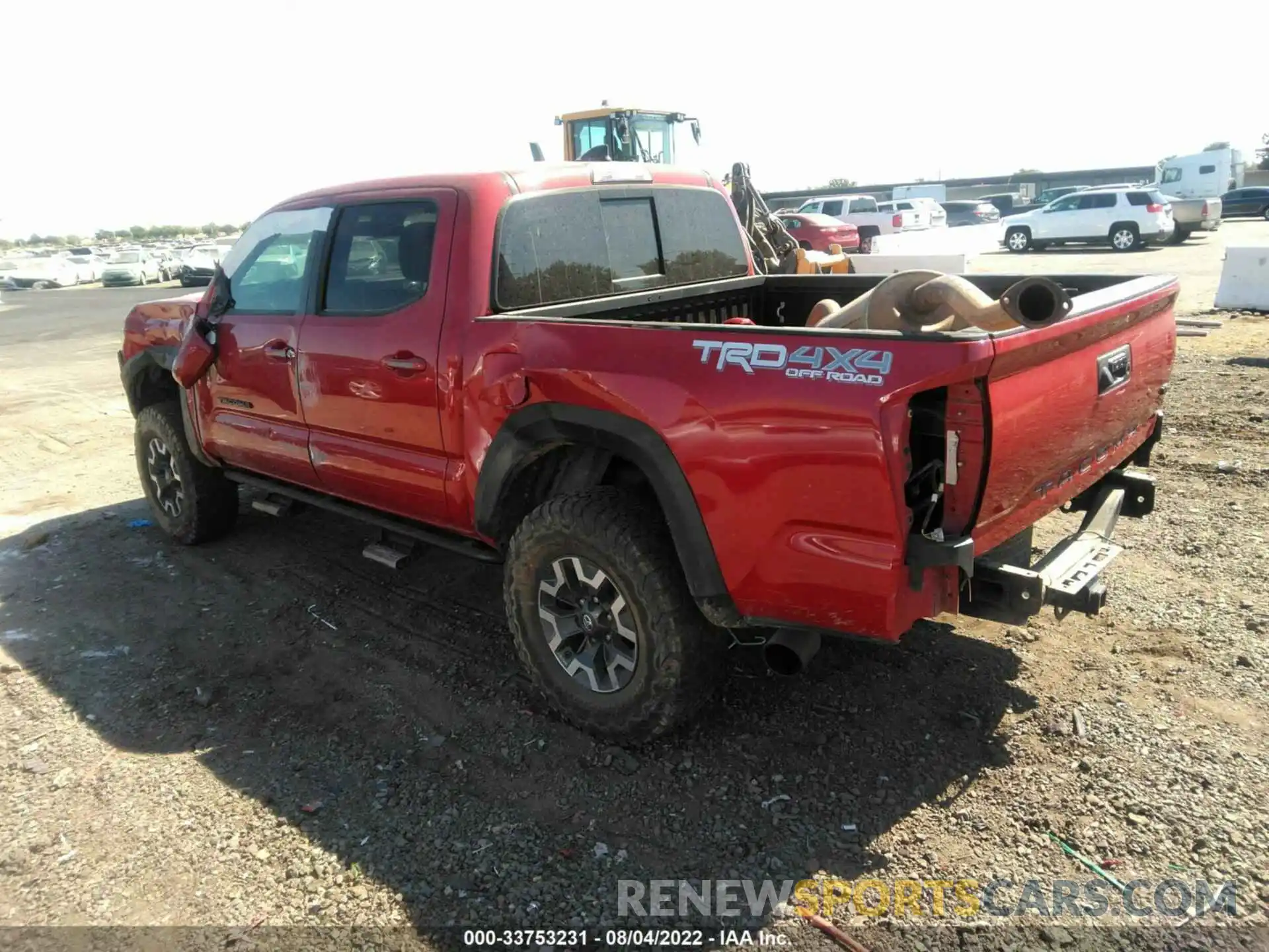 3 Фотография поврежденного автомобиля 3TMCZ5AN6KM211231 TOYOTA TACOMA 4WD 2019