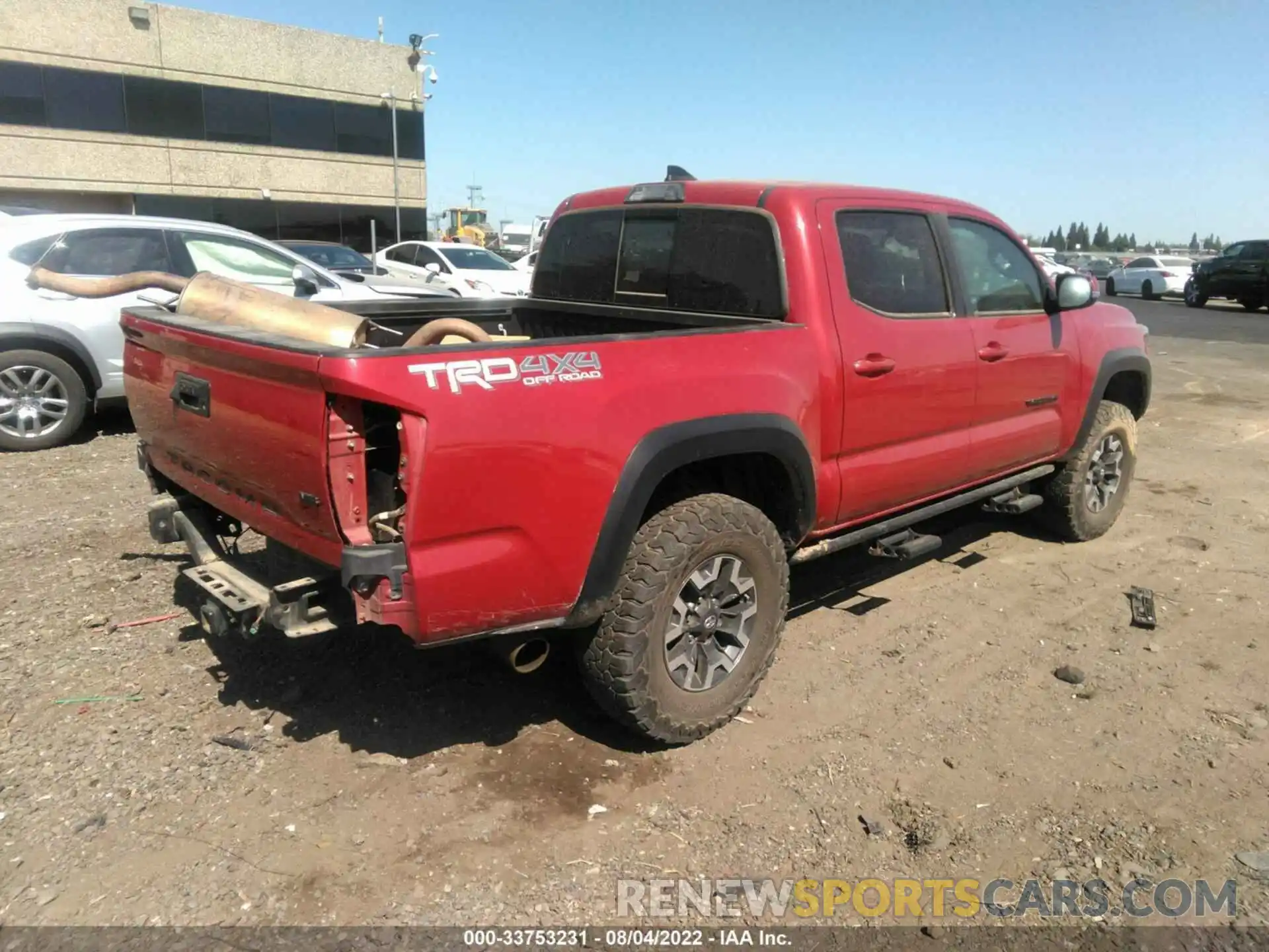 4 Фотография поврежденного автомобиля 3TMCZ5AN6KM211231 TOYOTA TACOMA 4WD 2019