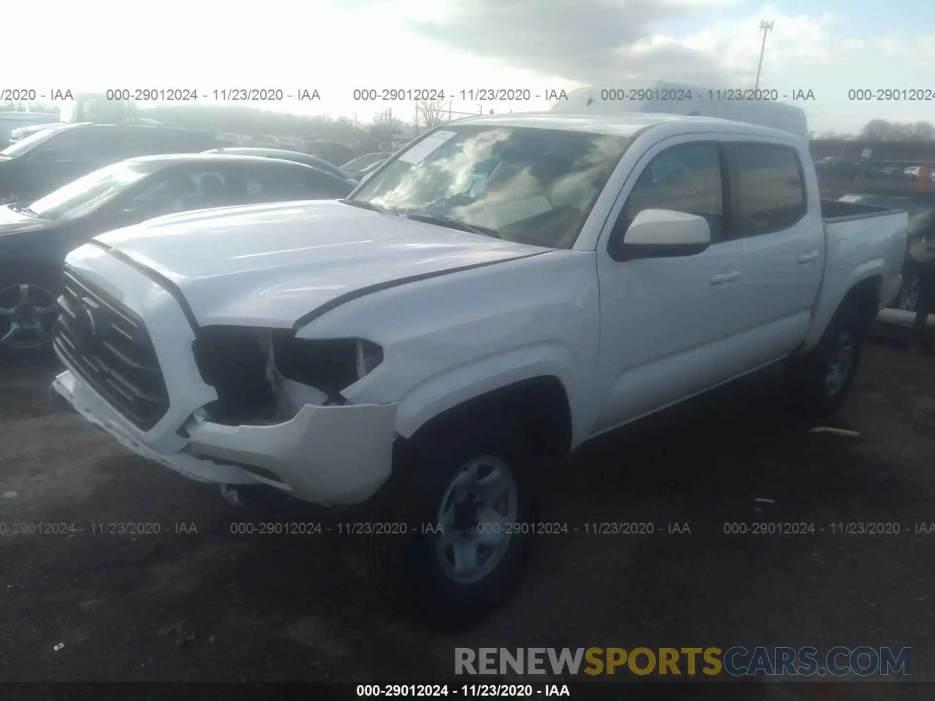 2 Photograph of a damaged car 3TMCZ5AN6KM214467 TOYOTA TACOMA 4WD 2019