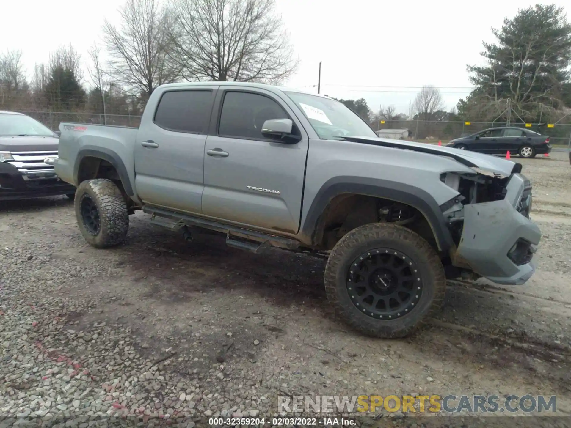 1 Photograph of a damaged car 3TMCZ5AN6KM217126 TOYOTA TACOMA 4WD 2019