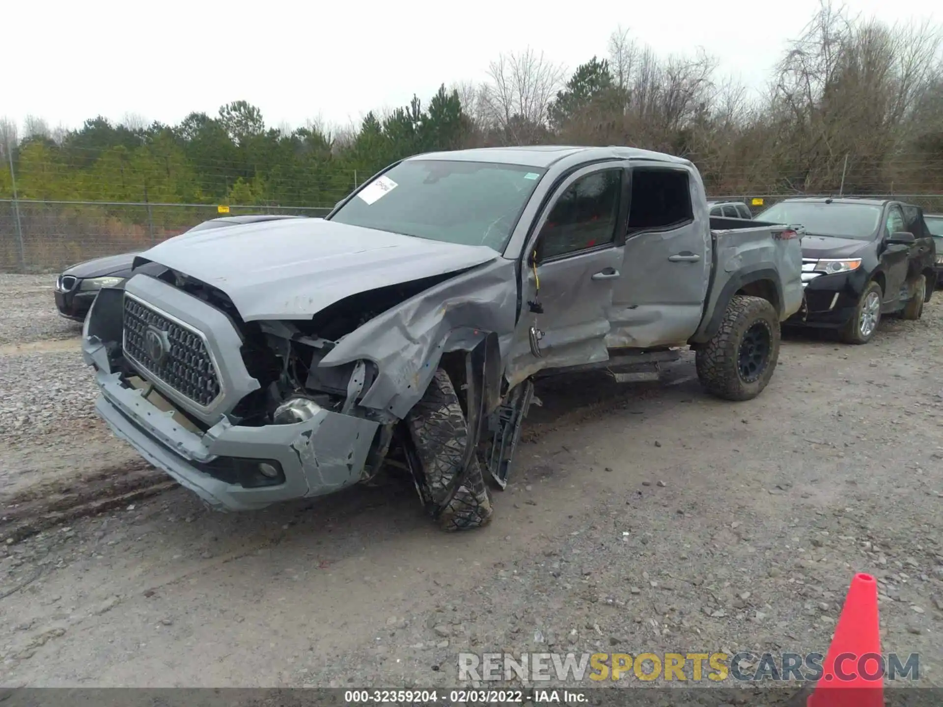 2 Photograph of a damaged car 3TMCZ5AN6KM217126 TOYOTA TACOMA 4WD 2019