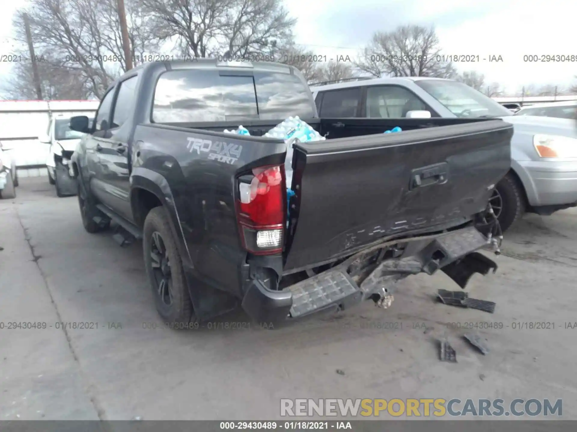 3 Photograph of a damaged car 3TMCZ5AN6KM219393 TOYOTA TACOMA 4WD 2019