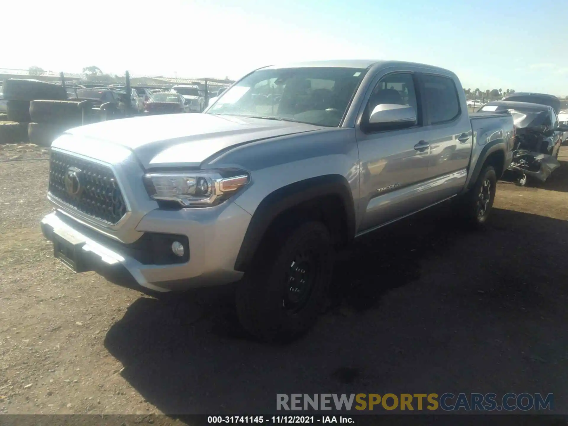 2 Photograph of a damaged car 3TMCZ5AN6KM223234 TOYOTA TACOMA 4WD 2019