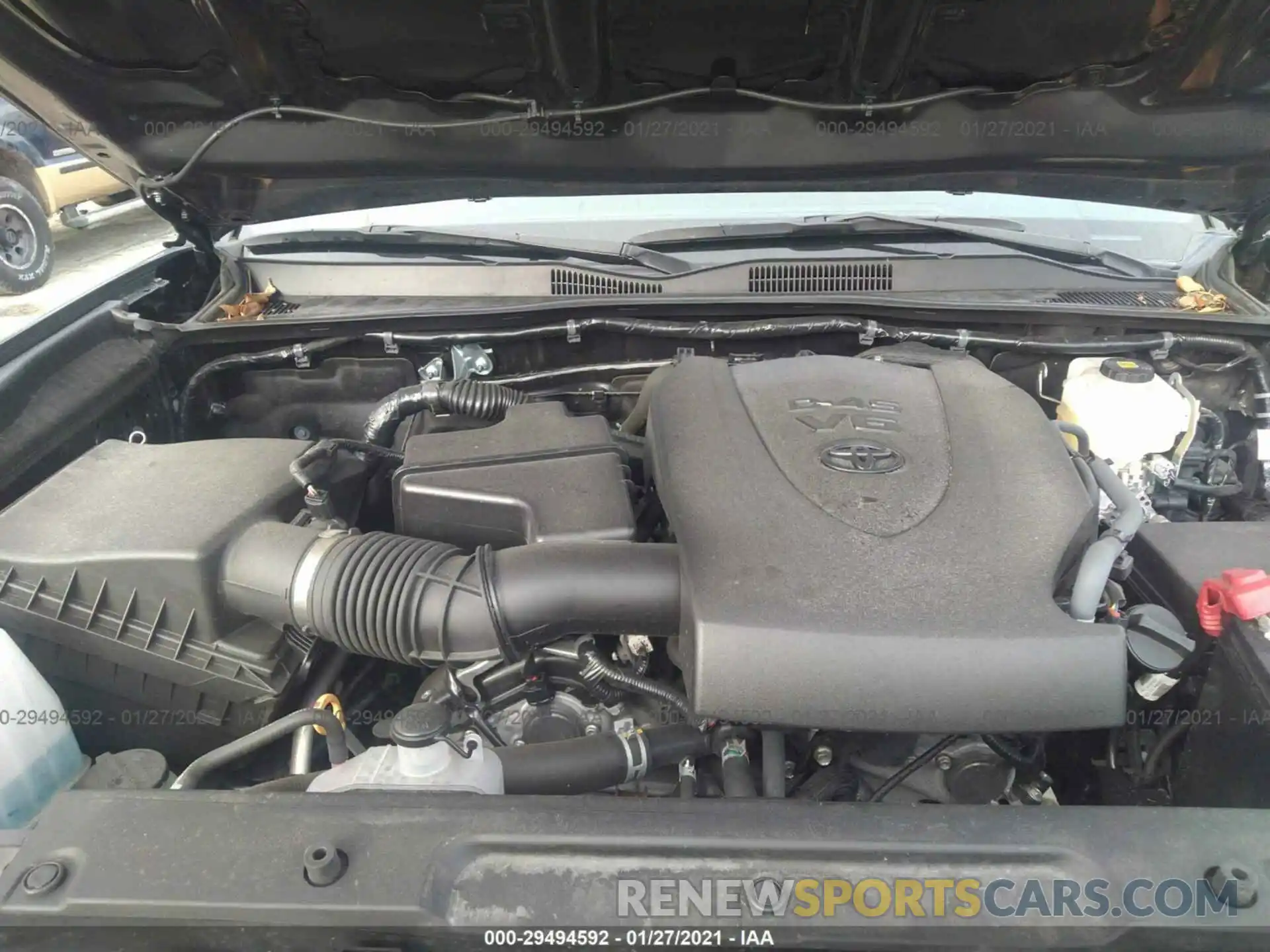 10 Photograph of a damaged car 3TMCZ5AN6KM224299 TOYOTA TACOMA 4WD 2019