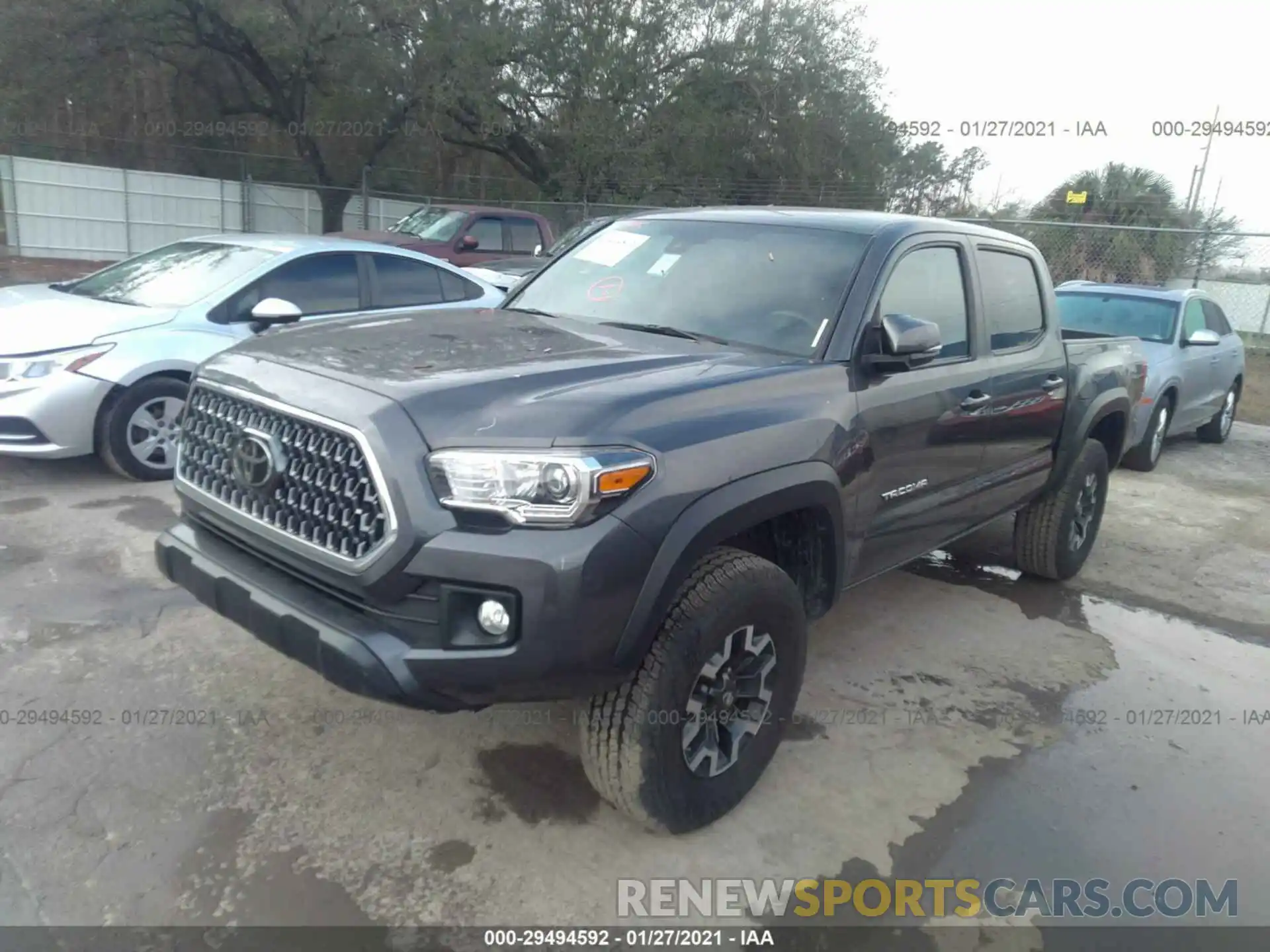 2 Photograph of a damaged car 3TMCZ5AN6KM224299 TOYOTA TACOMA 4WD 2019