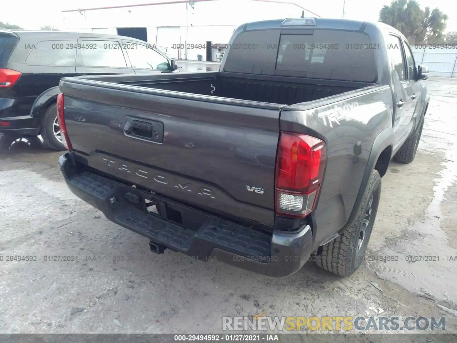 6 Photograph of a damaged car 3TMCZ5AN6KM224299 TOYOTA TACOMA 4WD 2019