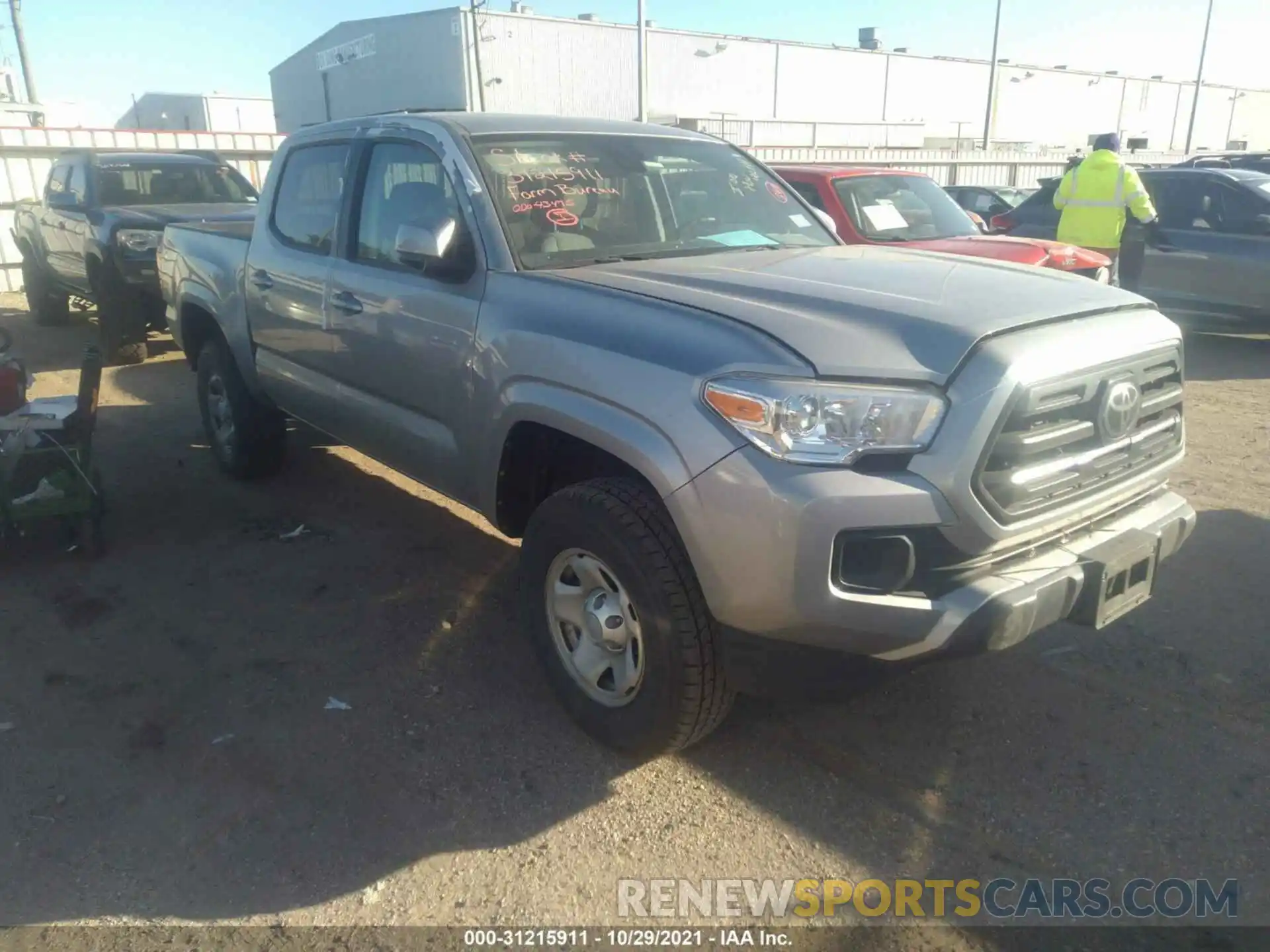 1 Photograph of a damaged car 3TMCZ5AN6KM225324 TOYOTA TACOMA 4WD 2019