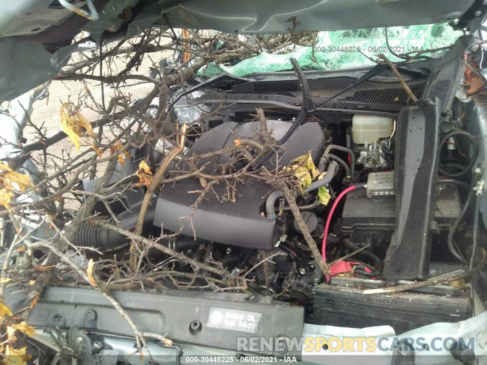 10 Photograph of a damaged car 3TMCZ5AN6KM227316 TOYOTA TACOMA 4WD 2019