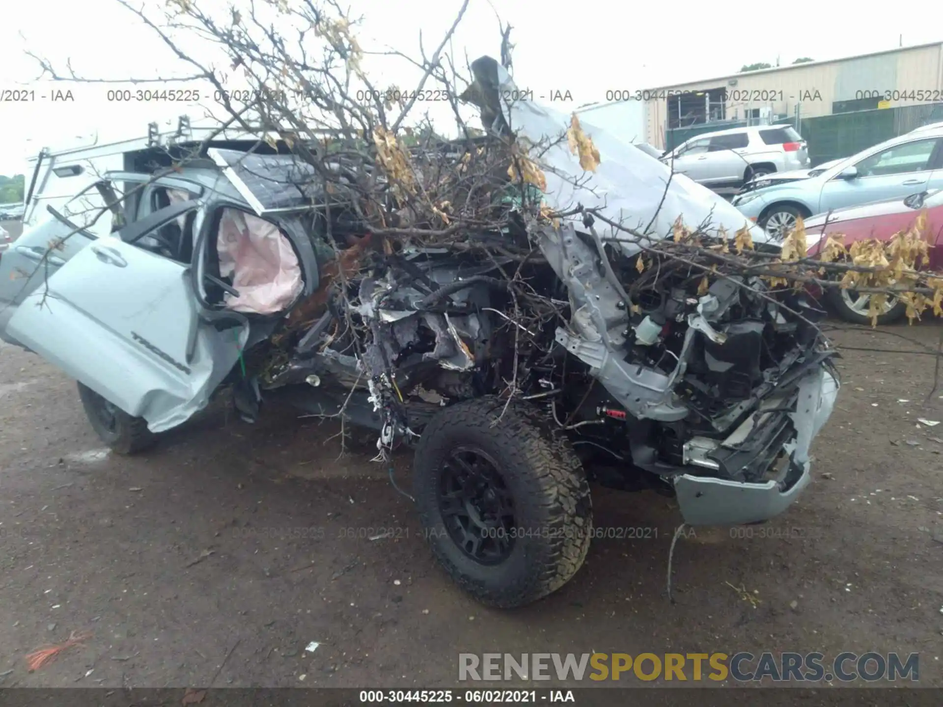 6 Photograph of a damaged car 3TMCZ5AN6KM227316 TOYOTA TACOMA 4WD 2019