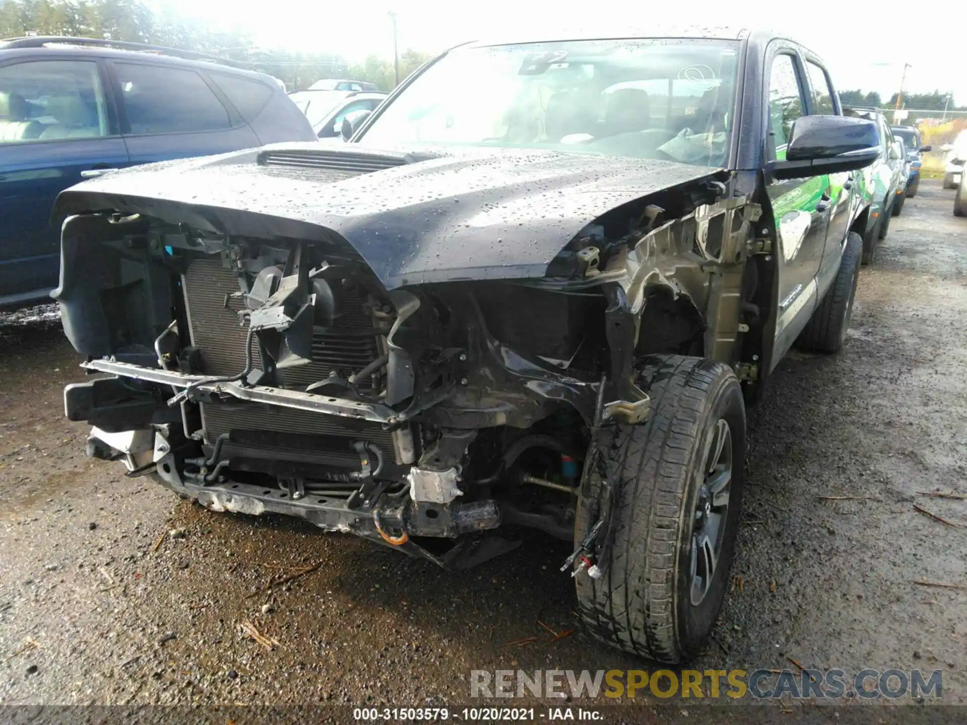 6 Photograph of a damaged car 3TMCZ5AN6KM232225 TOYOTA TACOMA 4WD 2019