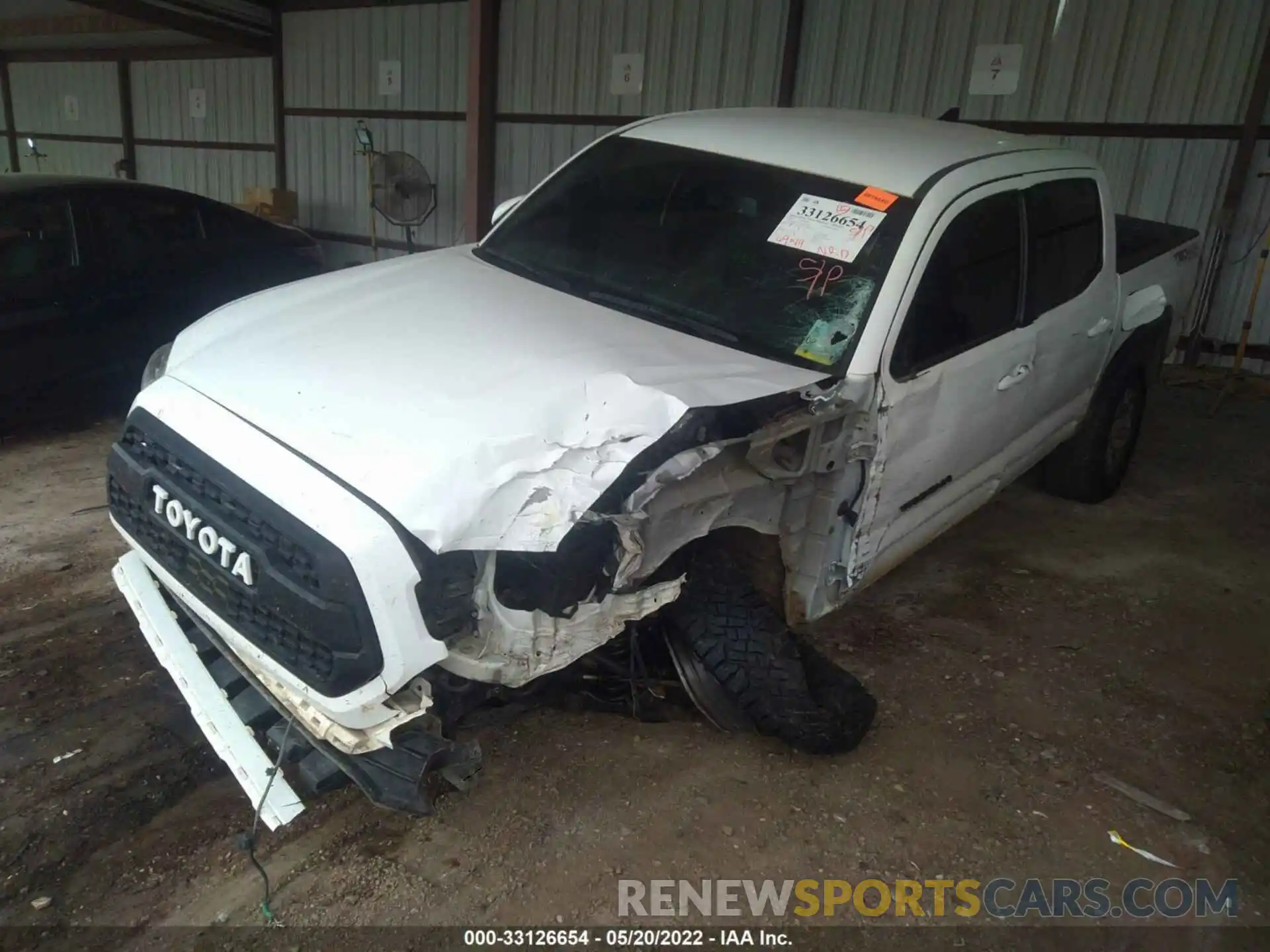 2 Photograph of a damaged car 3TMCZ5AN6KM240938 TOYOTA TACOMA 4WD 2019