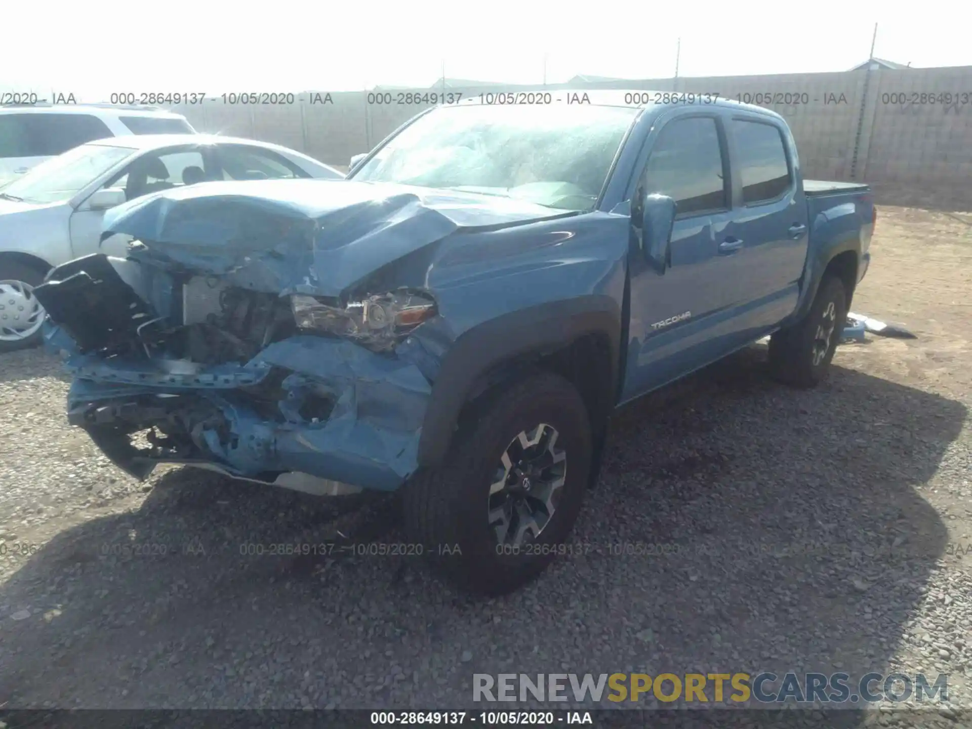 2 Photograph of a damaged car 3TMCZ5AN6KM248554 TOYOTA TACOMA 4WD 2019