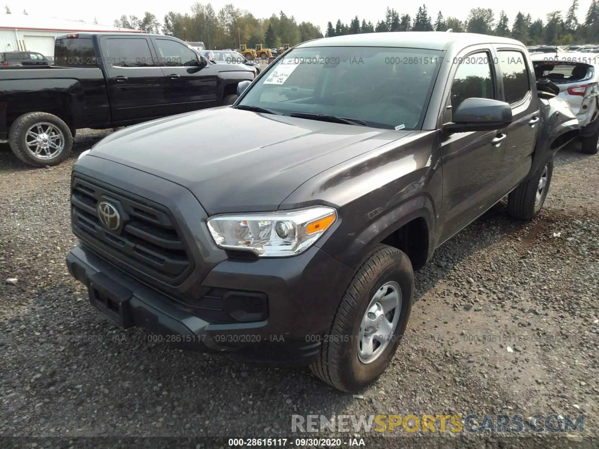 2 Photograph of a damaged car 3TMCZ5AN6KM248781 TOYOTA TACOMA 4WD 2019