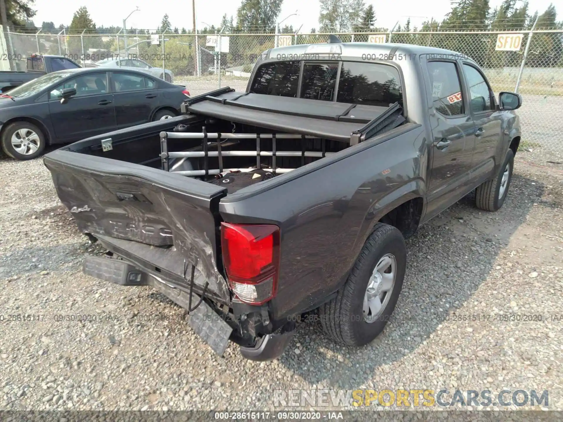 4 Photograph of a damaged car 3TMCZ5AN6KM248781 TOYOTA TACOMA 4WD 2019