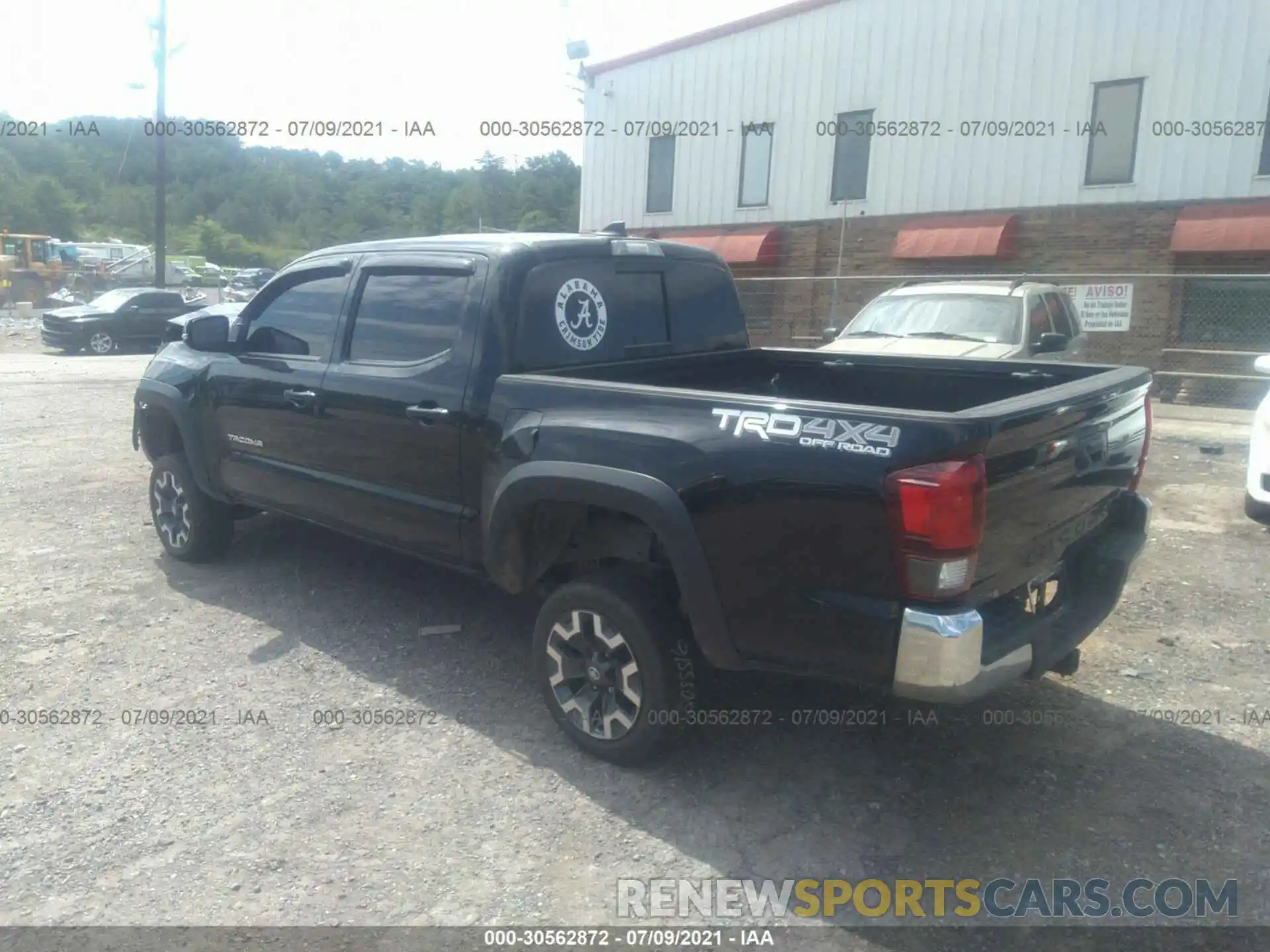 3 Photograph of a damaged car 3TMCZ5AN6KM252362 TOYOTA TACOMA 4WD 2019