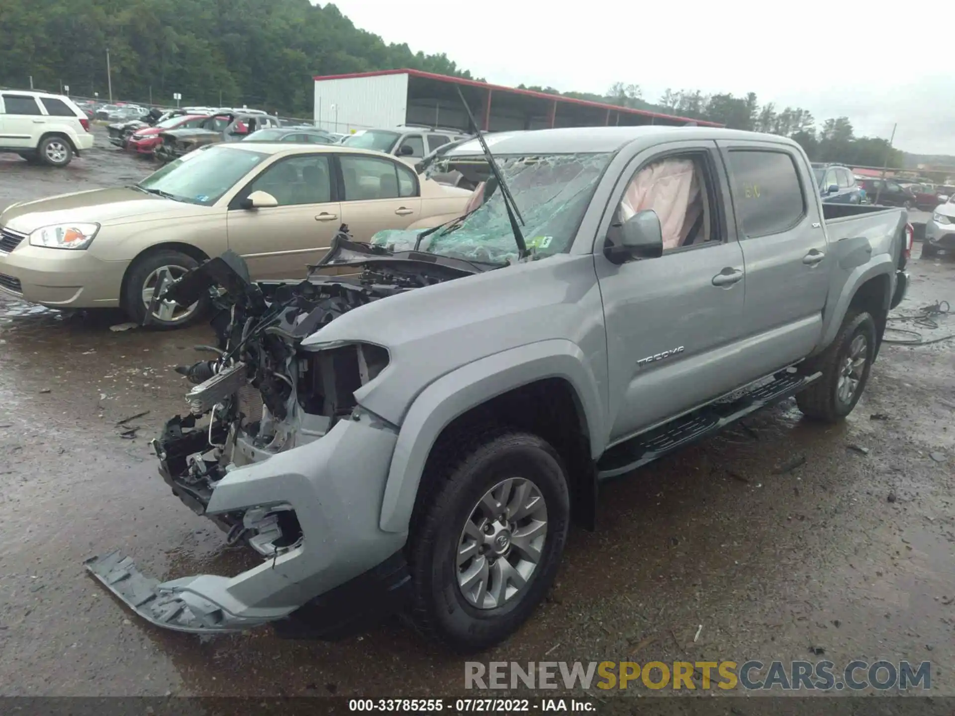 2 Фотография поврежденного автомобиля 3TMCZ5AN6KM255147 TOYOTA TACOMA 4WD 2019