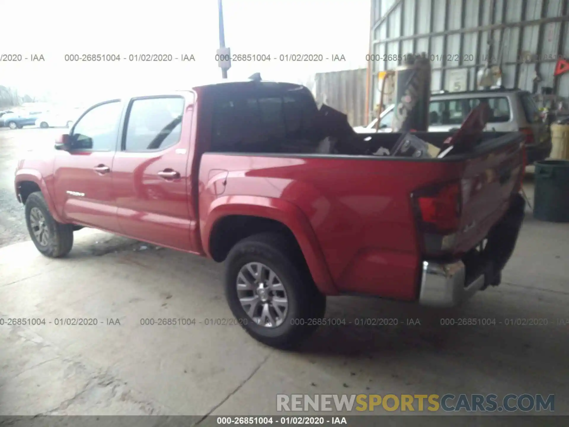 3 Фотография поврежденного автомобиля 3TMCZ5AN6KM278461 TOYOTA TACOMA 4WD 2019