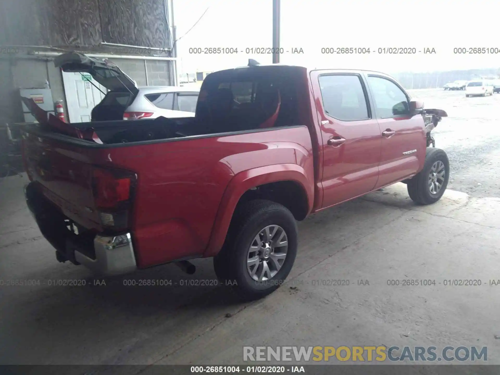 4 Photograph of a damaged car 3TMCZ5AN6KM278461 TOYOTA TACOMA 4WD 2019