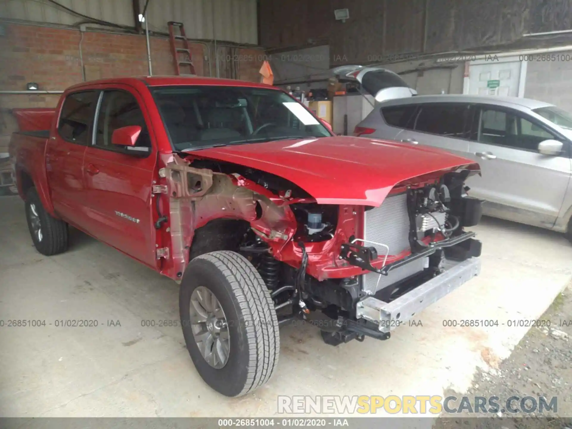 6 Photograph of a damaged car 3TMCZ5AN6KM278461 TOYOTA TACOMA 4WD 2019