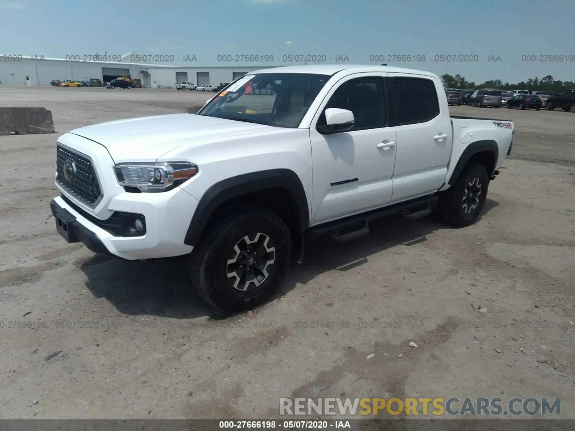 2 Photograph of a damaged car 3TMCZ5AN6KM287760 TOYOTA TACOMA 4WD 2019