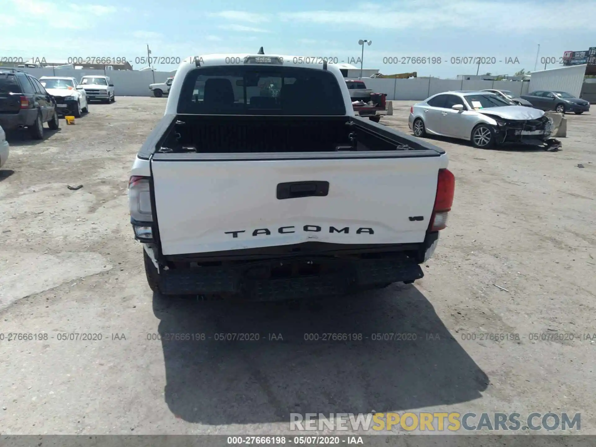 6 Photograph of a damaged car 3TMCZ5AN6KM287760 TOYOTA TACOMA 4WD 2019