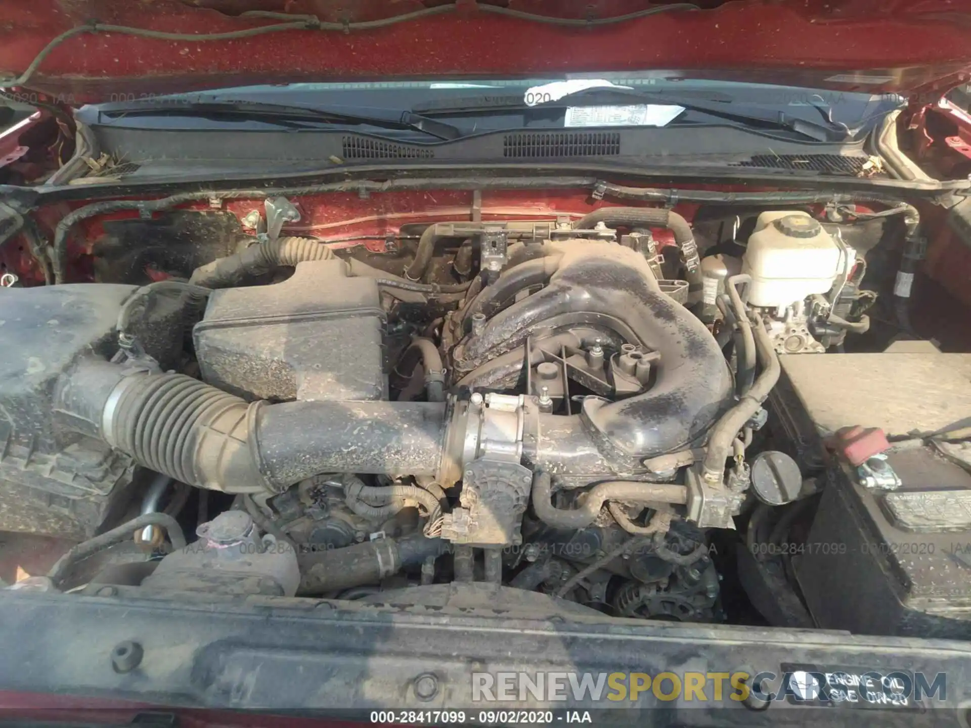 10 Photograph of a damaged car 3TMCZ5AN7KM194231 TOYOTA TACOMA 4WD 2019