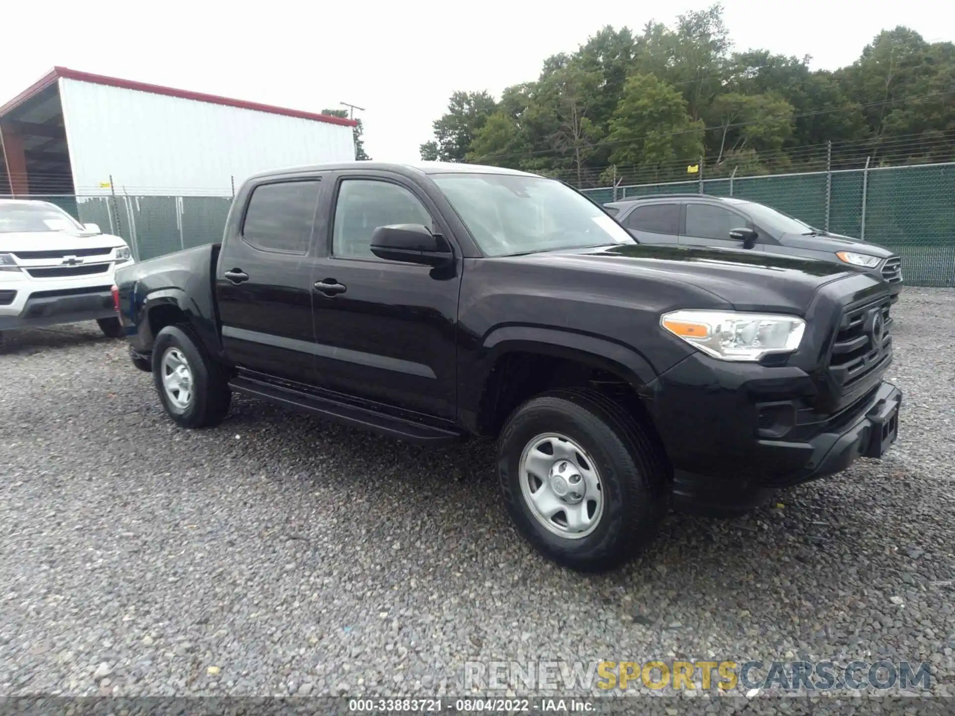 1 Photograph of a damaged car 3TMCZ5AN7KM197789 TOYOTA TACOMA 4WD 2019