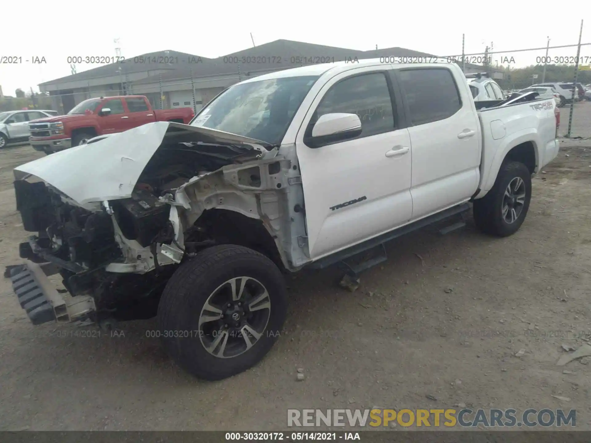 2 Photograph of a damaged car 3TMCZ5AN7KM207320 TOYOTA TACOMA 4WD 2019