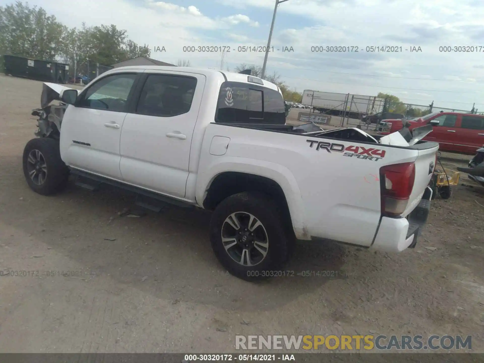 3 Photograph of a damaged car 3TMCZ5AN7KM207320 TOYOTA TACOMA 4WD 2019