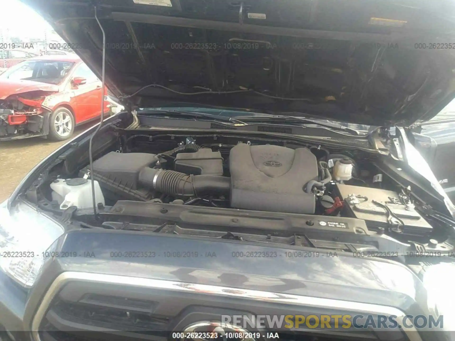 10 Photograph of a damaged car 3TMCZ5AN7KM209987 TOYOTA TACOMA 4WD 2019