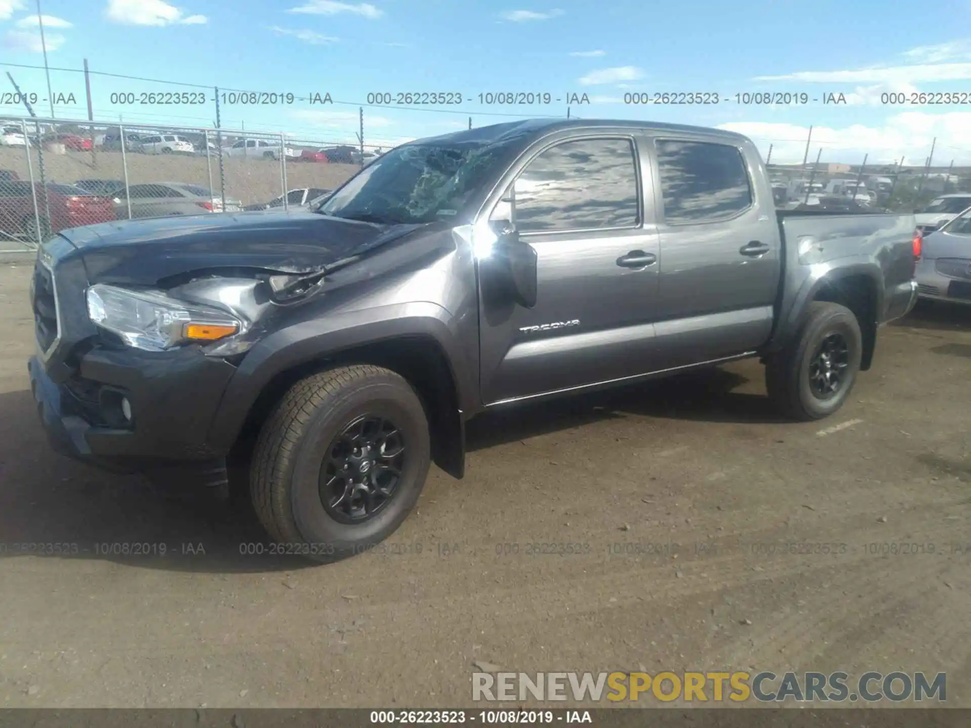 2 Photograph of a damaged car 3TMCZ5AN7KM209987 TOYOTA TACOMA 4WD 2019