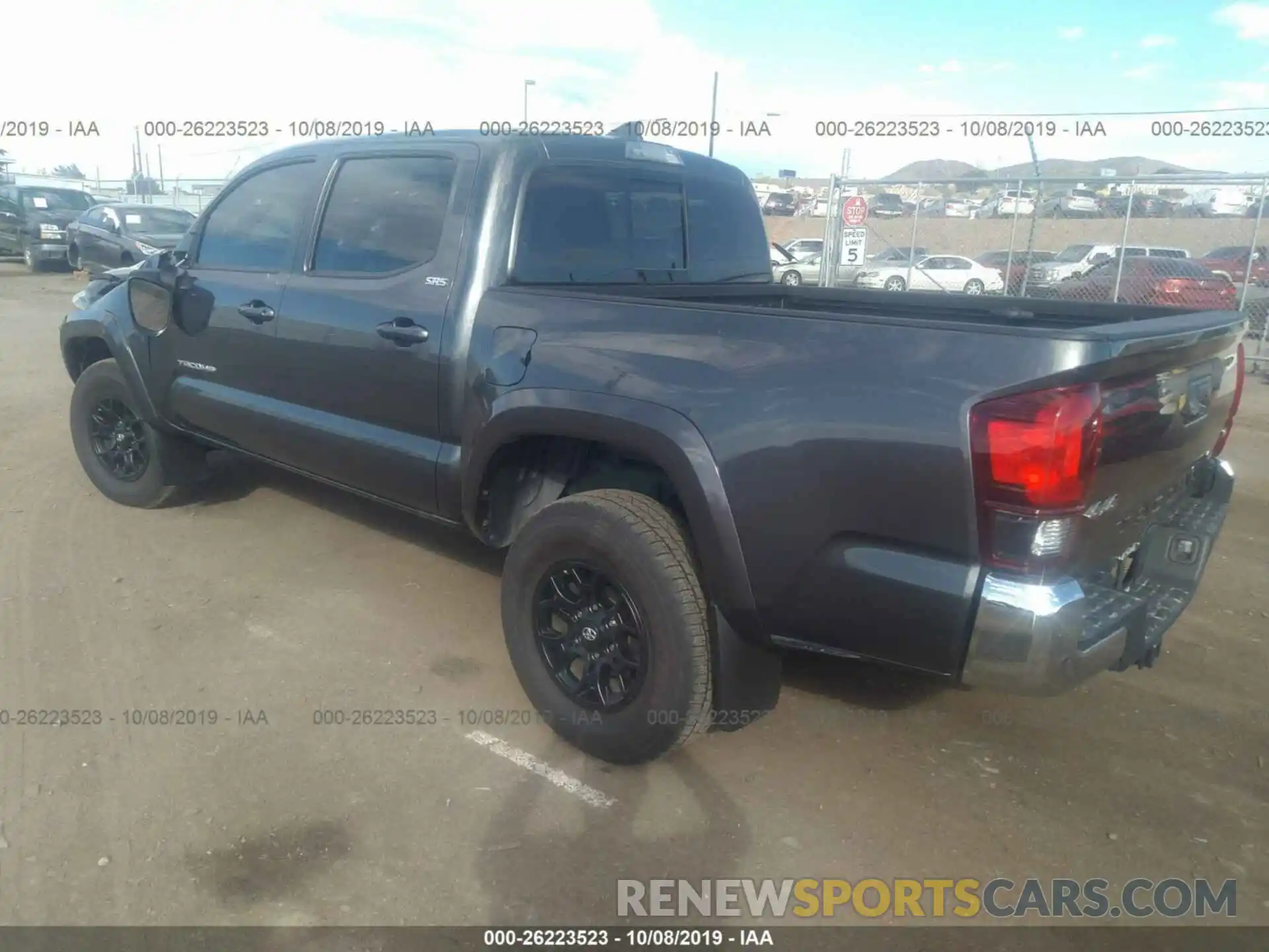 3 Photograph of a damaged car 3TMCZ5AN7KM209987 TOYOTA TACOMA 4WD 2019