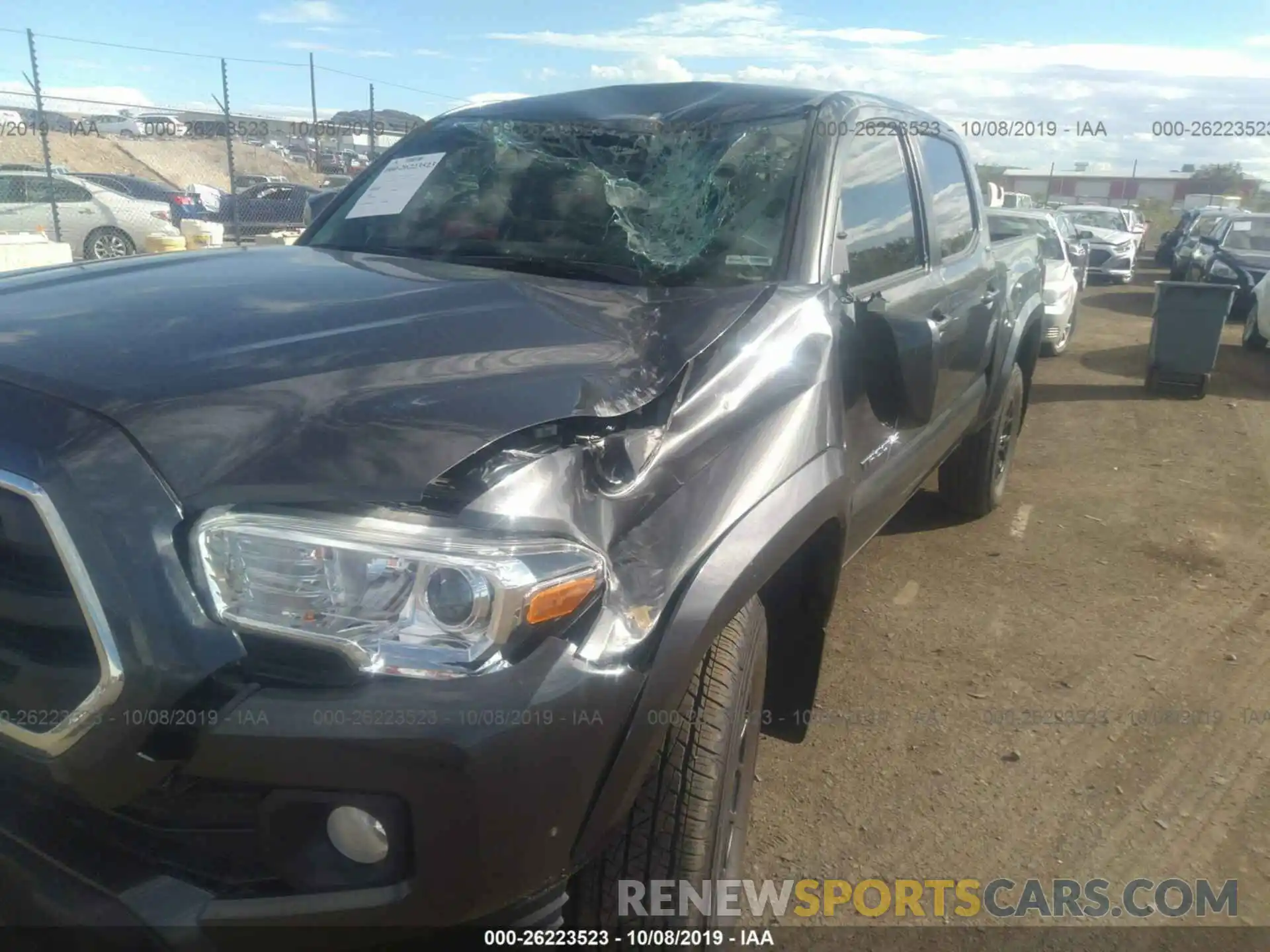 6 Photograph of a damaged car 3TMCZ5AN7KM209987 TOYOTA TACOMA 4WD 2019