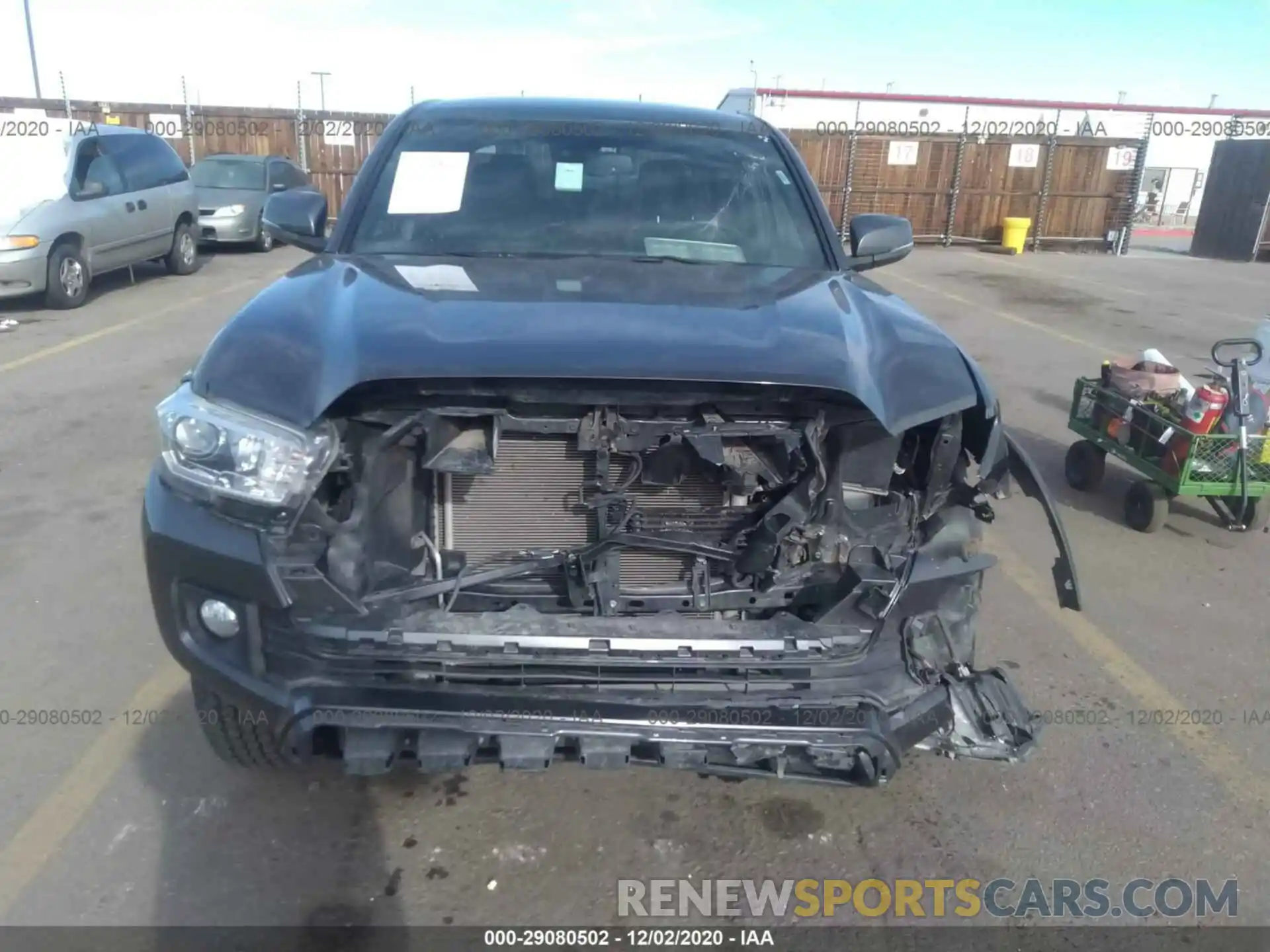 6 Photograph of a damaged car 3TMCZ5AN7KM211531 TOYOTA TACOMA 4WD 2019