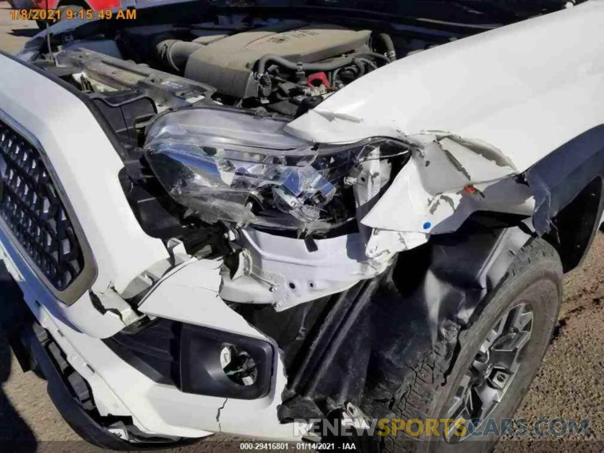 19 Photograph of a damaged car 3TMCZ5AN7KM218026 TOYOTA TACOMA 4WD 2019